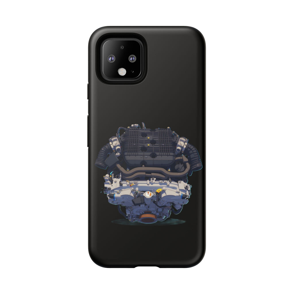 Engine Illustration Tough Phone Case – Automotive Car Lover Gift