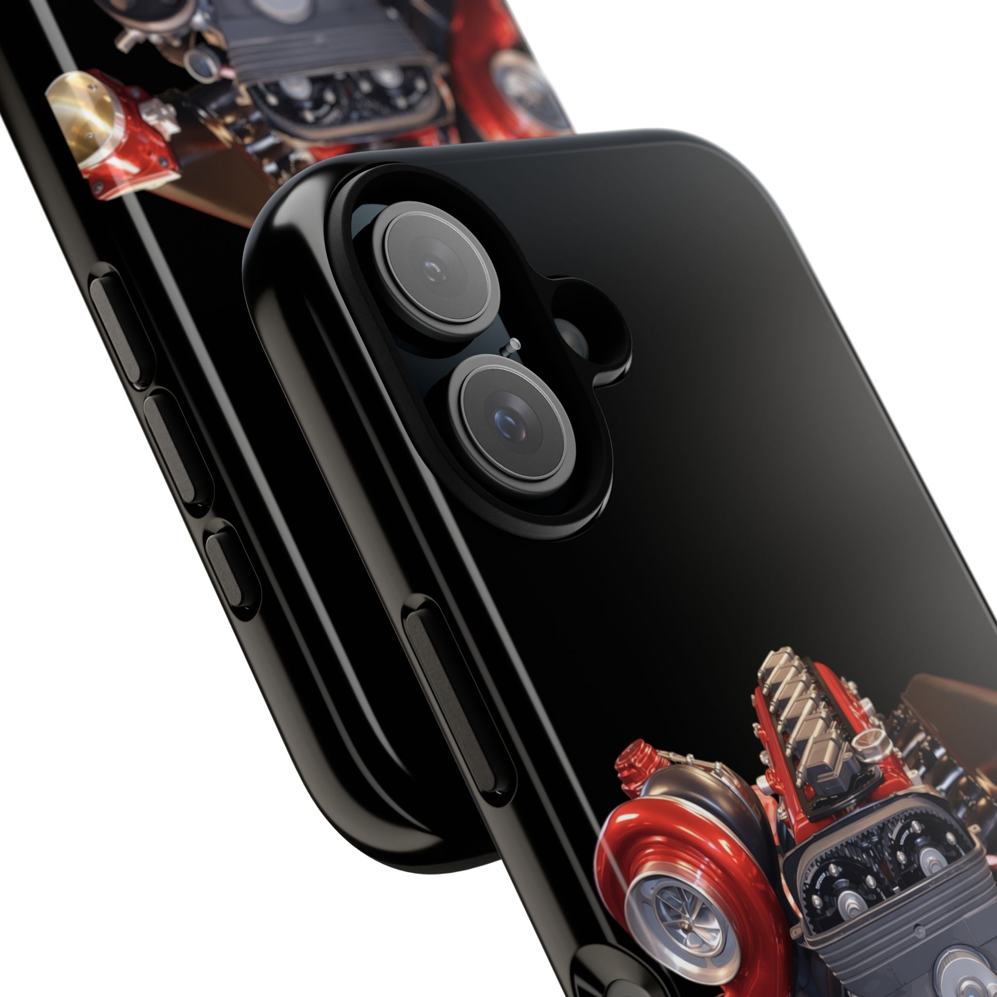 2JZ Phone Case — Black Tough Car Motor Illustration
