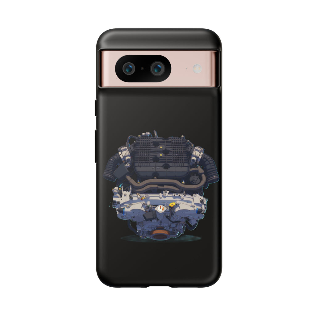 Engine Illustration Tough Phone Case – Automotive Car Lover Gift