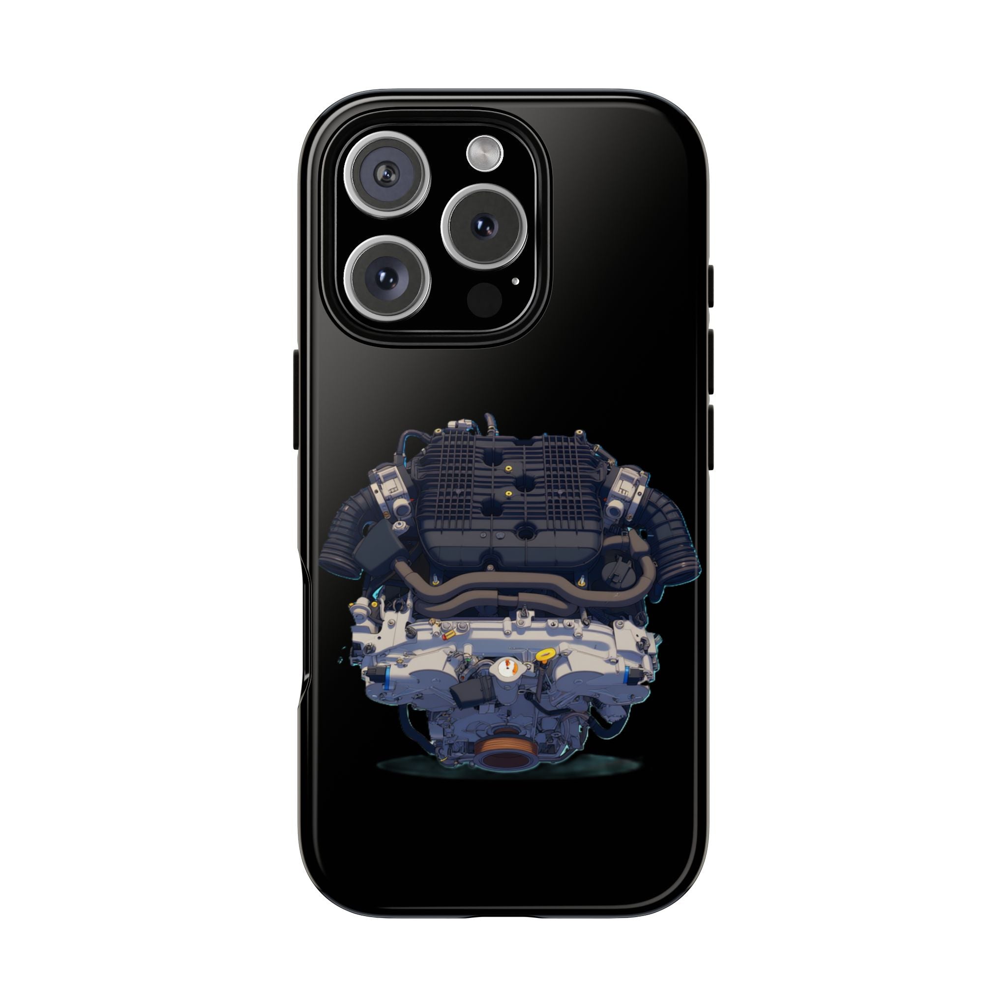 Engine Illustration Tough Phone Case – Automotive Car Lover Gift