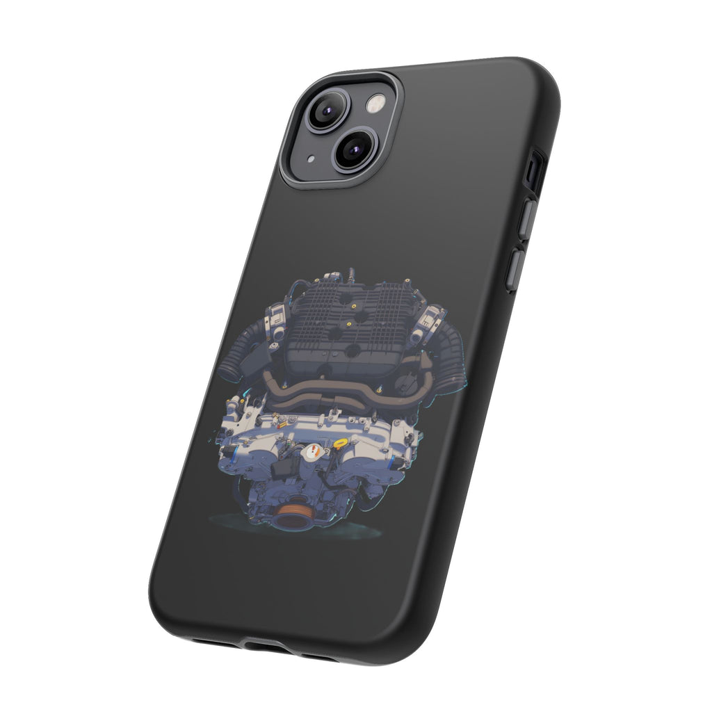Engine Illustration Tough Phone Case – Automotive Car Lover Gift