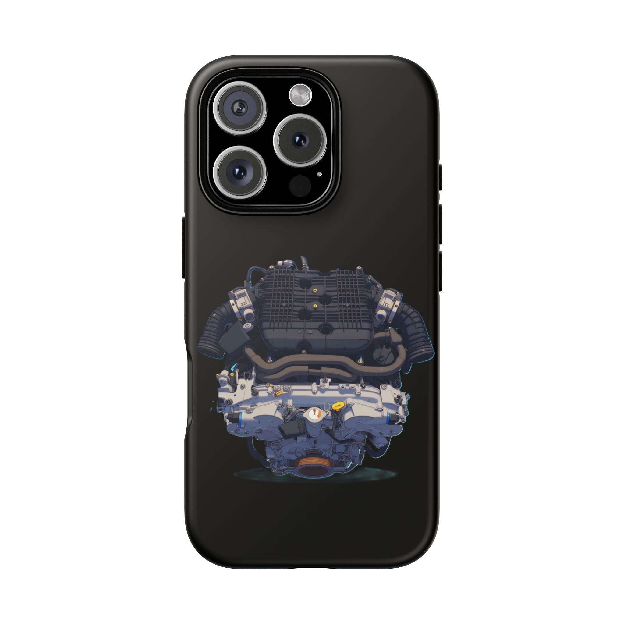 Engine Illustration Tough Phone Case – Automotive Car Lover Gift