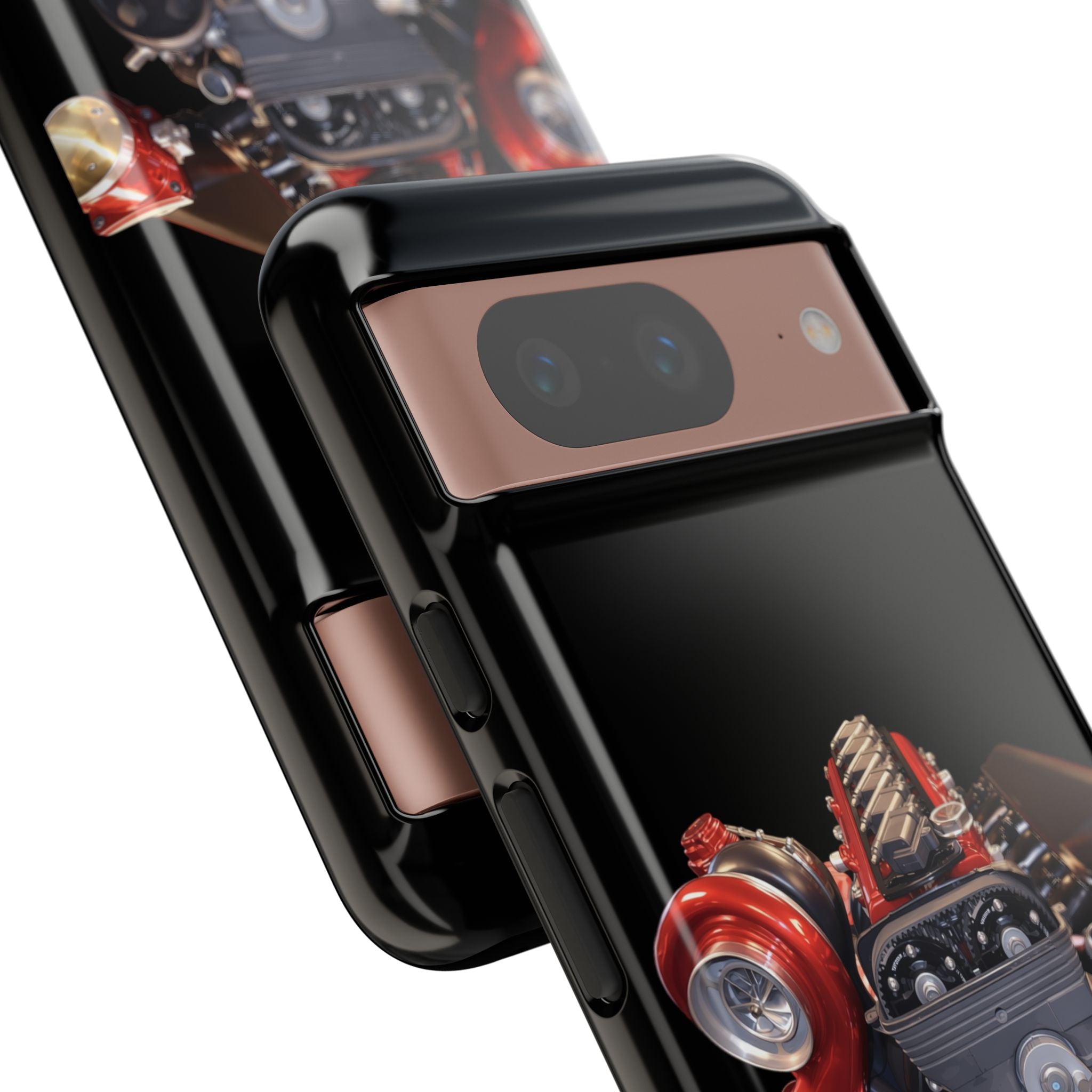 2JZ Phone Case — Black Tough Car Motor Illustration