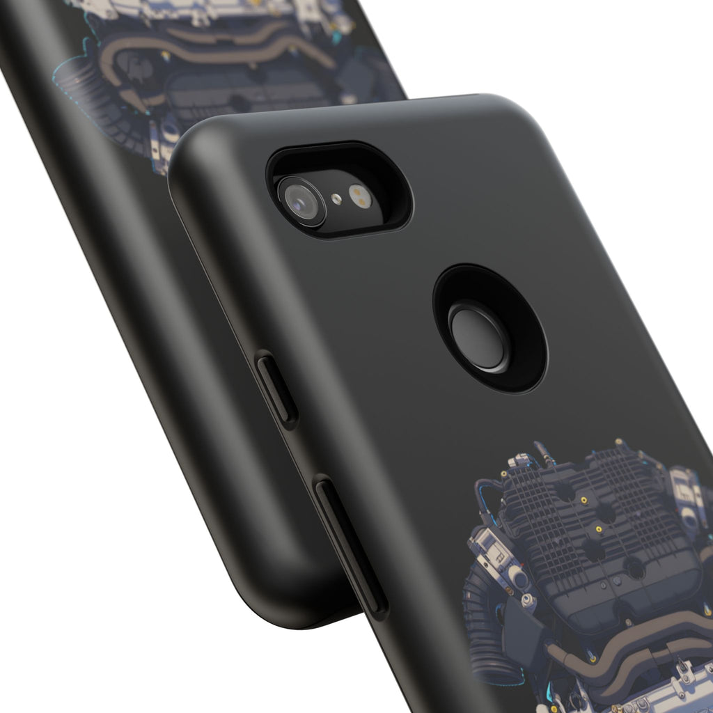 Engine Illustration Tough Phone Case – Automotive Car Lover Gift