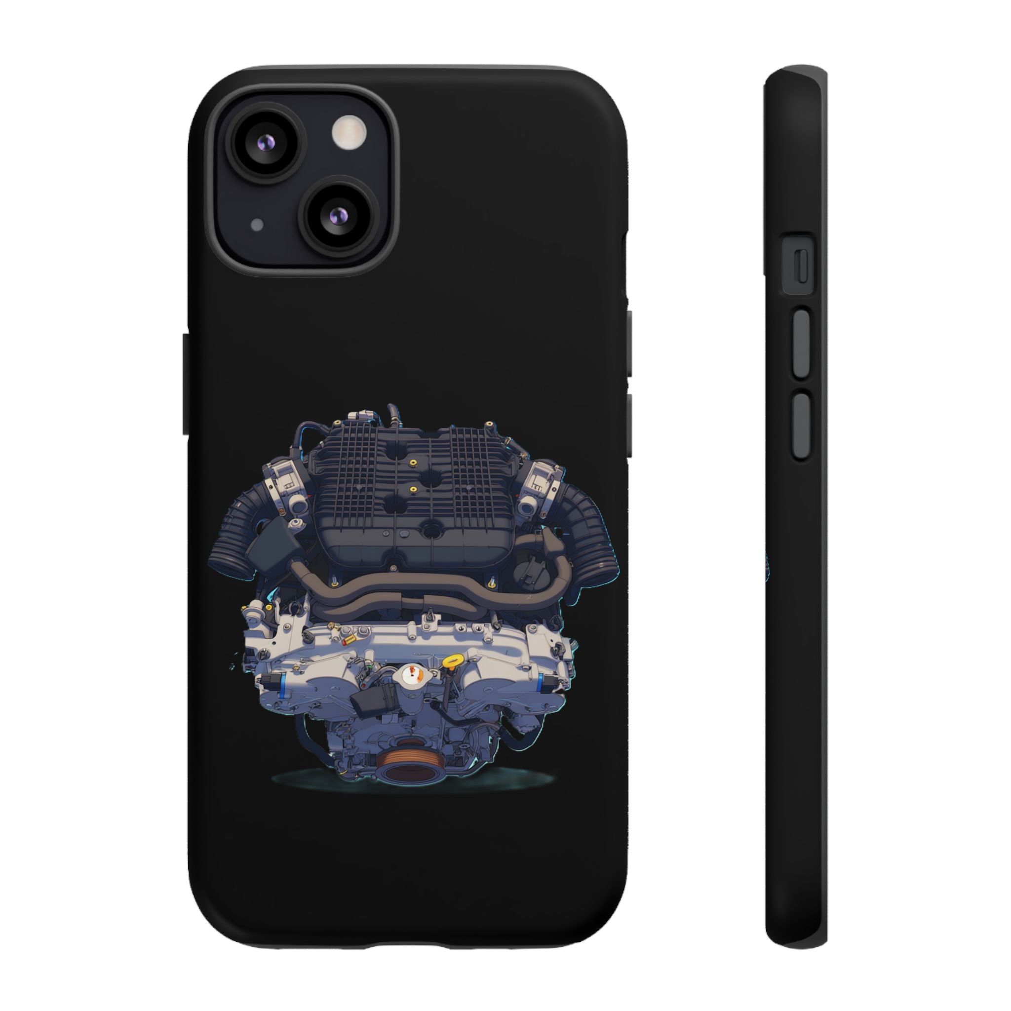 Engine Illustration Tough Phone Case – Automotive Car Lover Gift