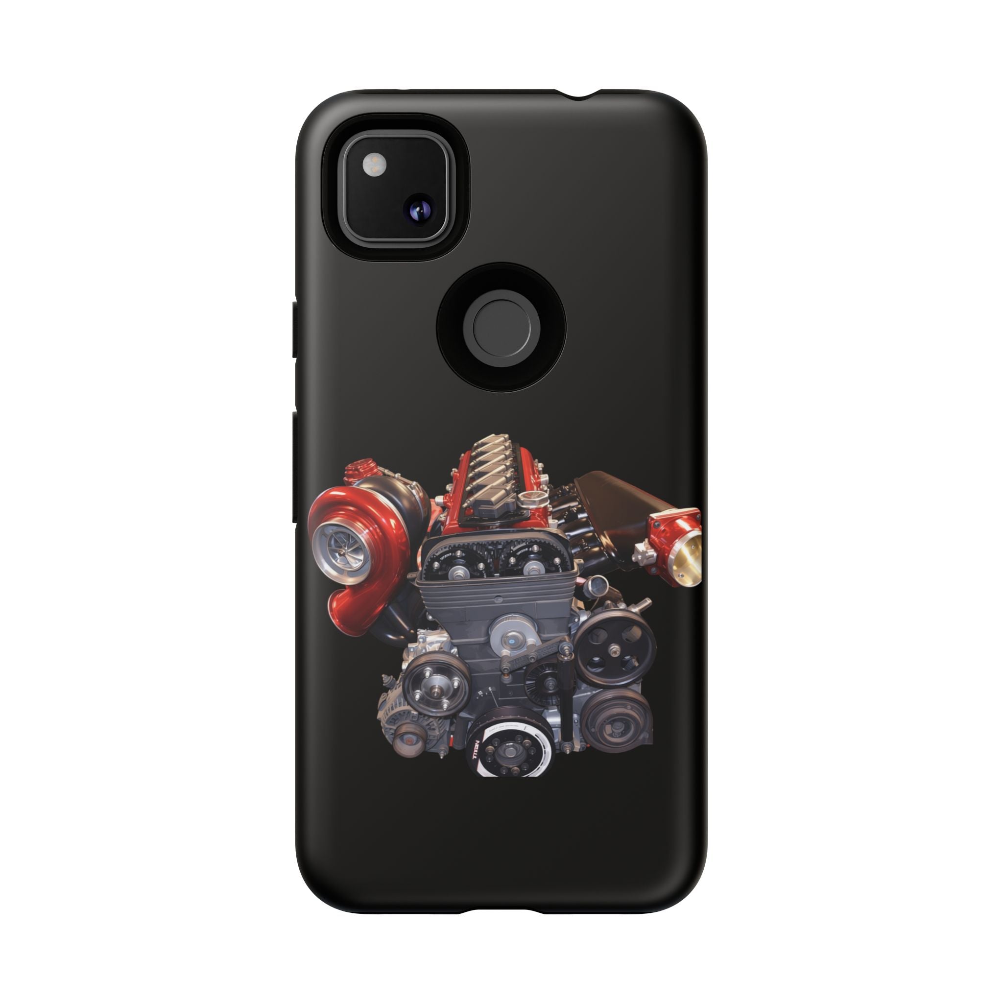 2JZ Phone Case — Black Tough Car Motor Illustration