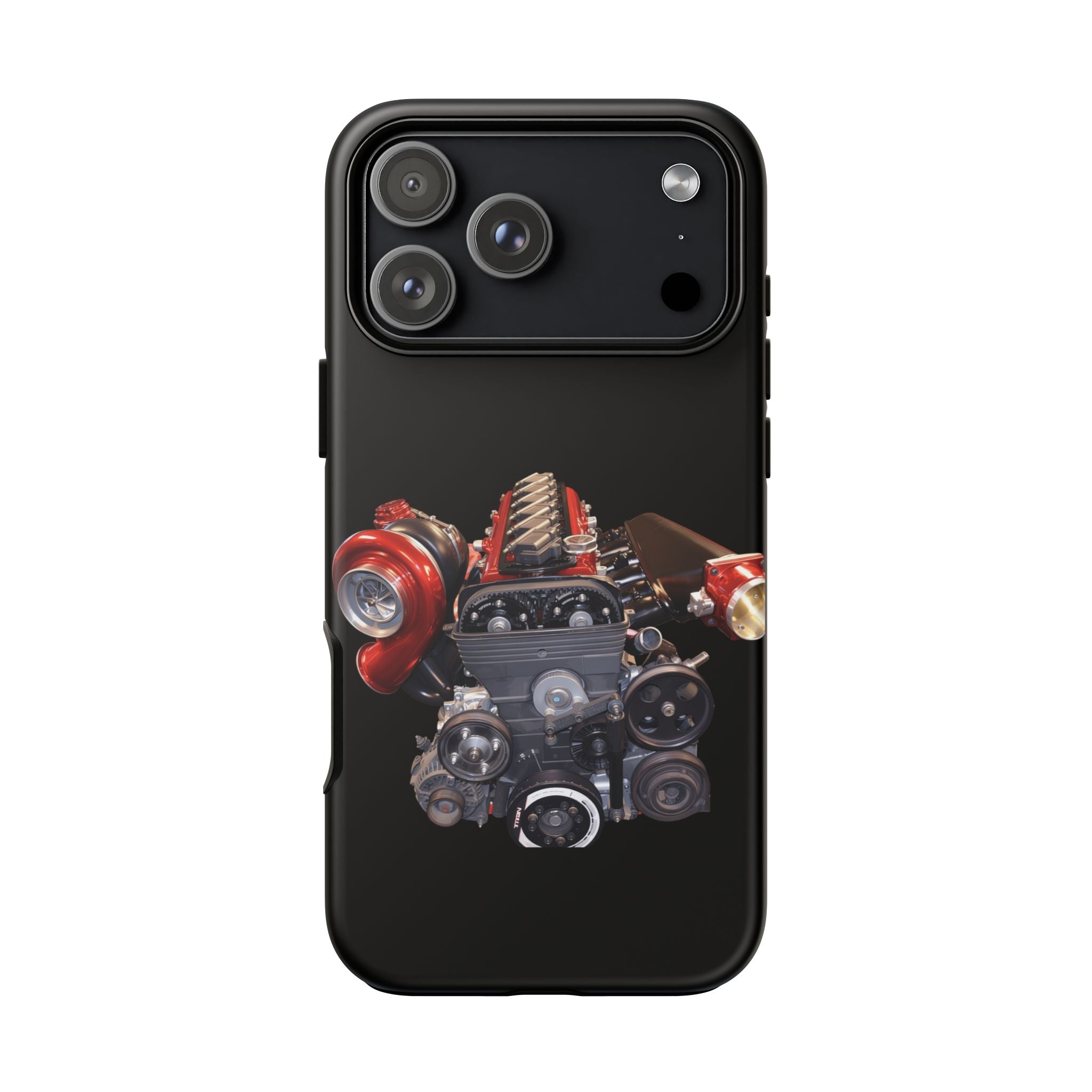 2JZ Phone Case — Black Tough Car Motor Illustration