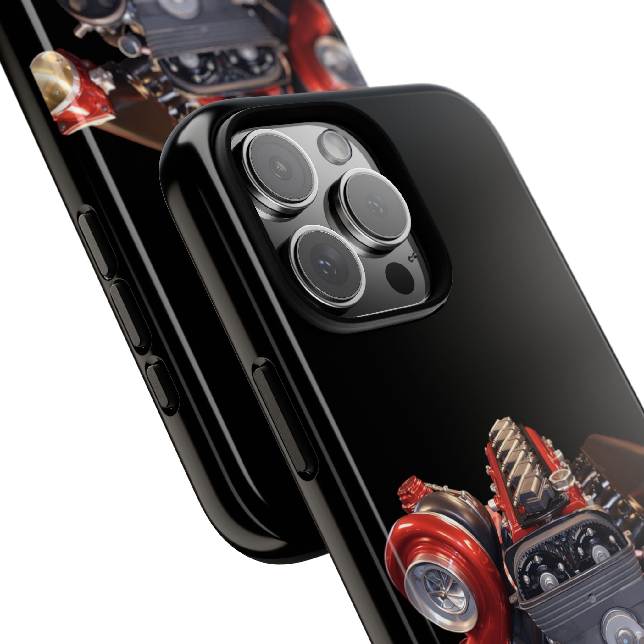 2JZ Phone Case — Black Tough Car Motor Illustration