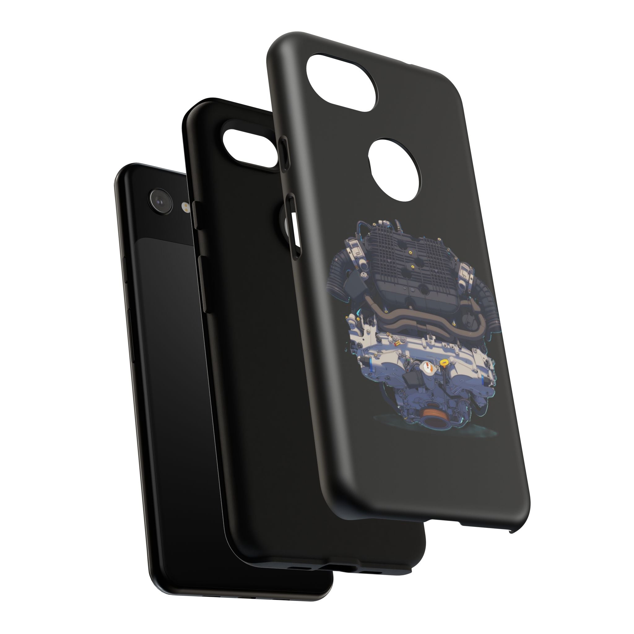 Engine Illustration Tough Phone Case – Automotive Car Lover Gift