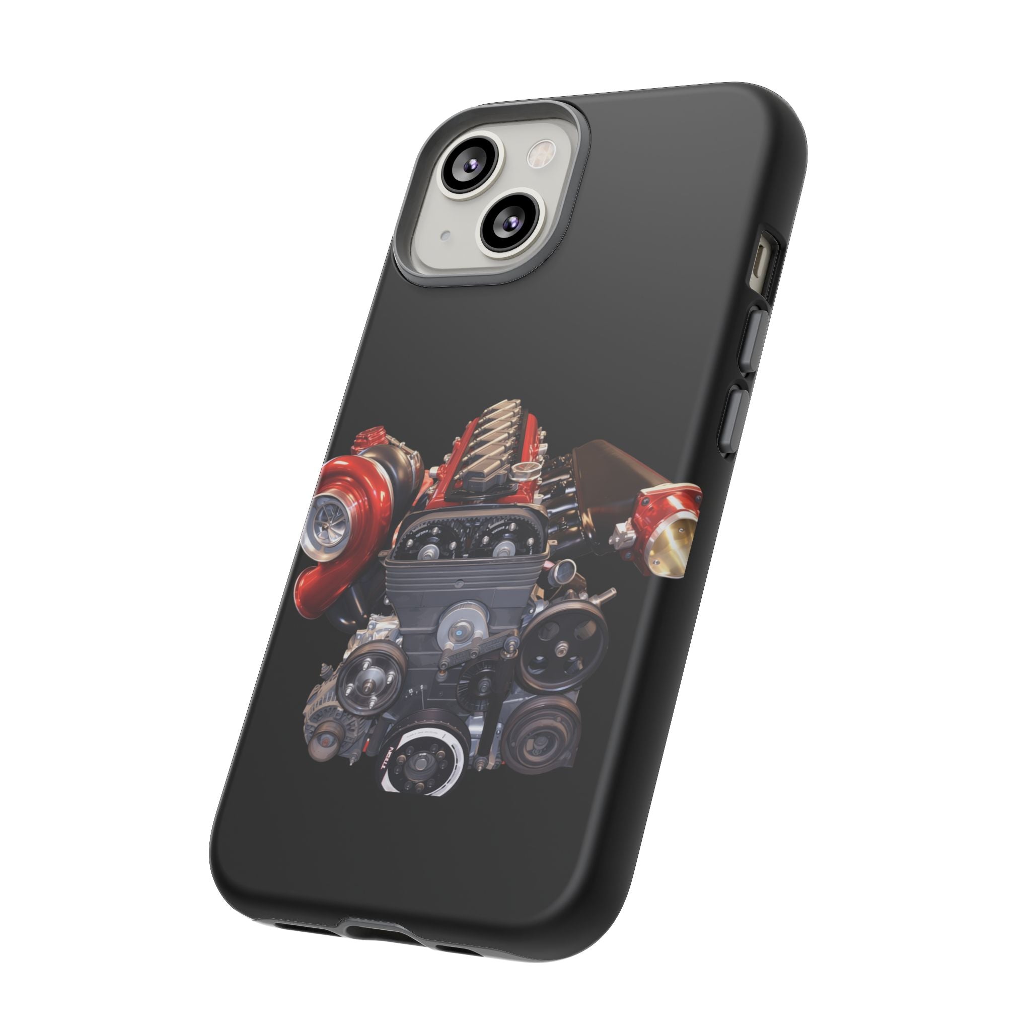 2JZ Phone Case — Black Tough Car Motor Illustration