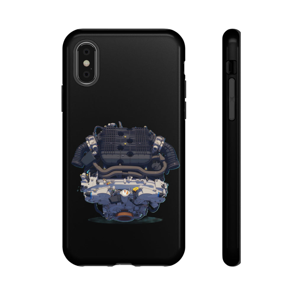 Engine Illustration Tough Phone Case – Automotive Car Lover Gift