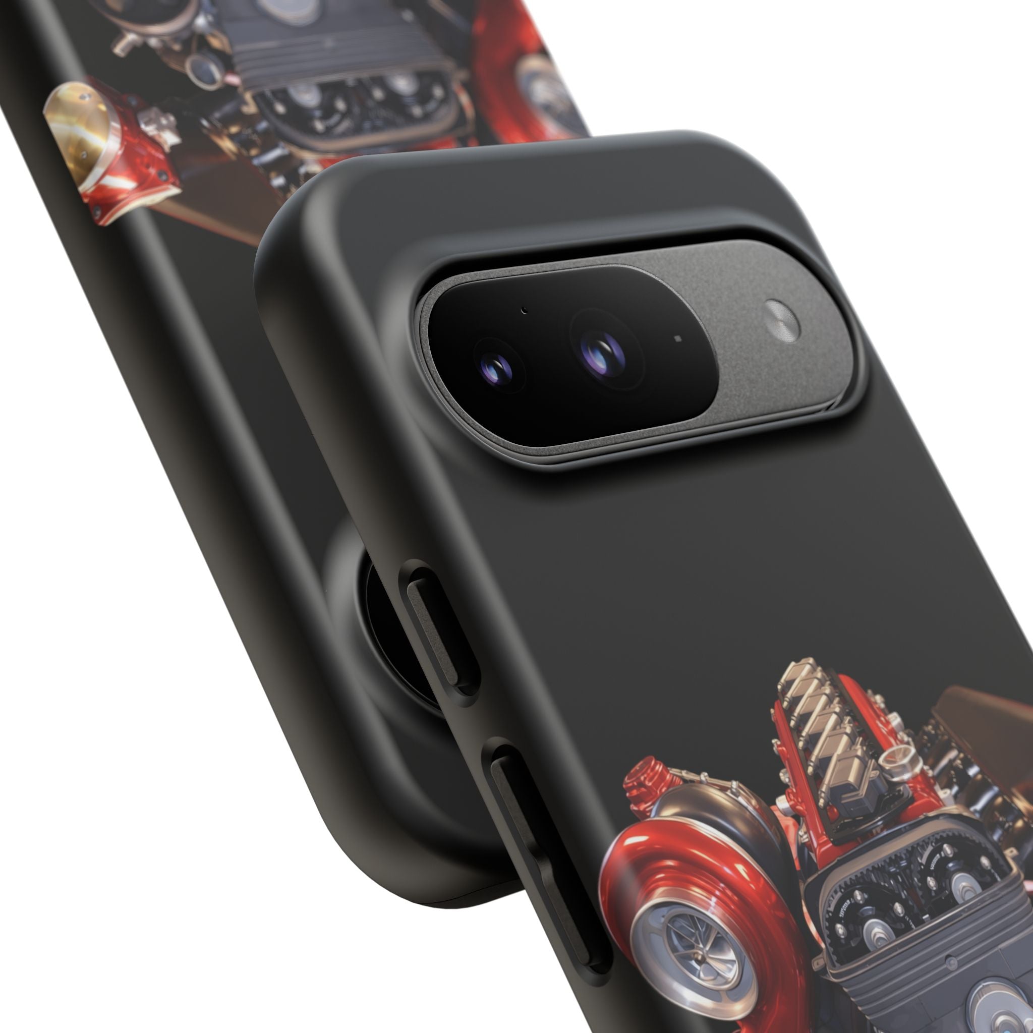 2JZ Phone Case — Black Tough Car Motor Illustration