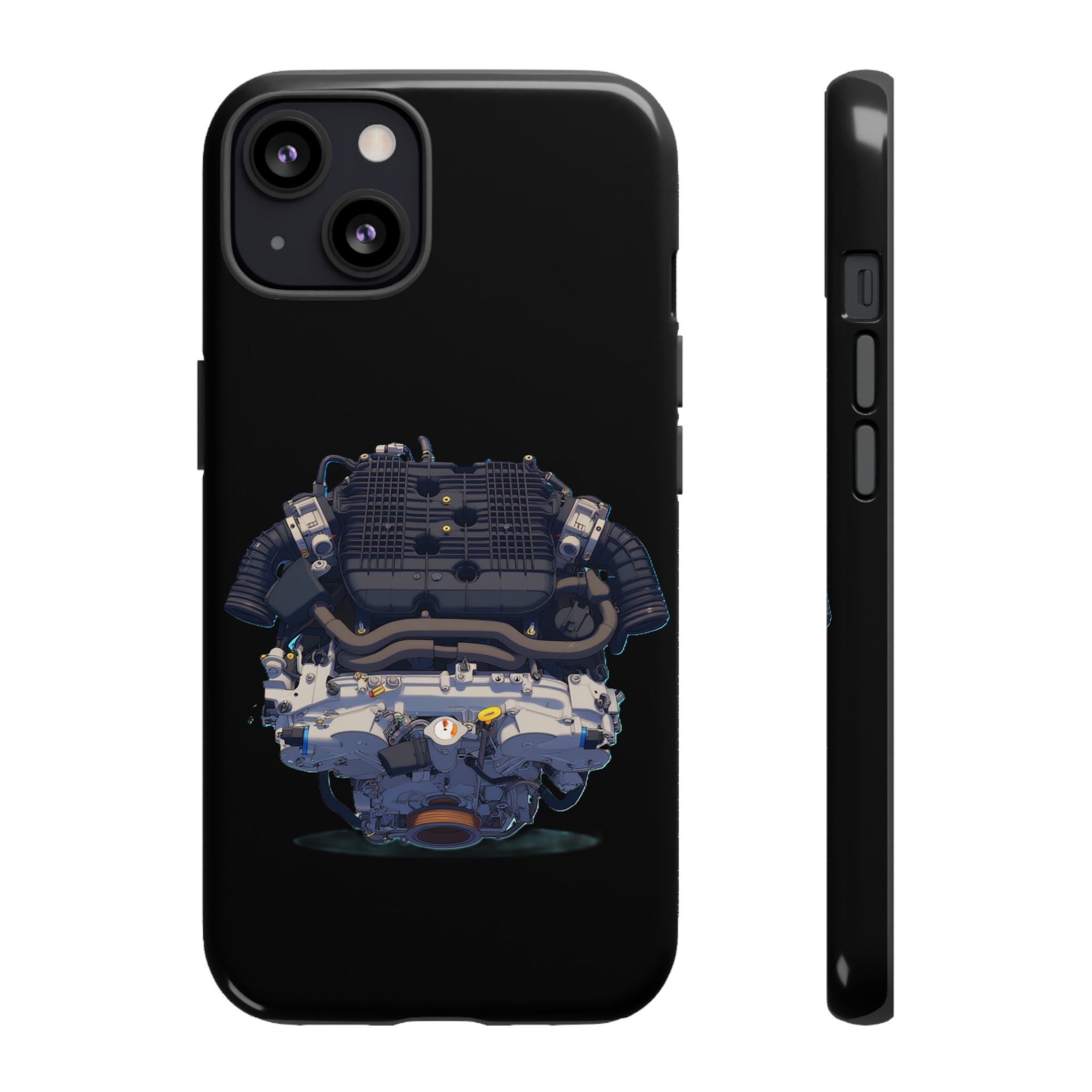 Engine Illustration Tough Phone Case – Automotive Car Lover Gift