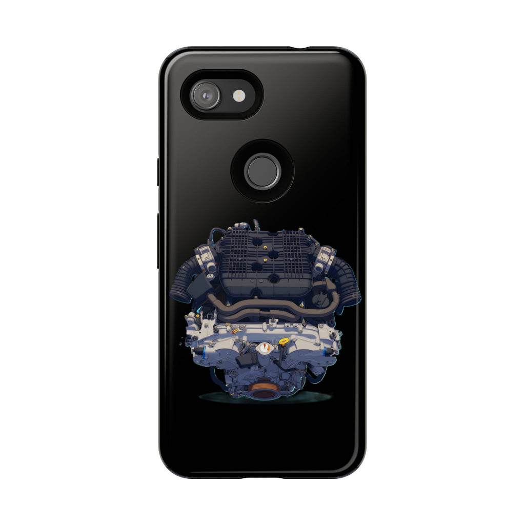 Engine Illustration Tough Phone Case – Automotive Car Lover Gift
