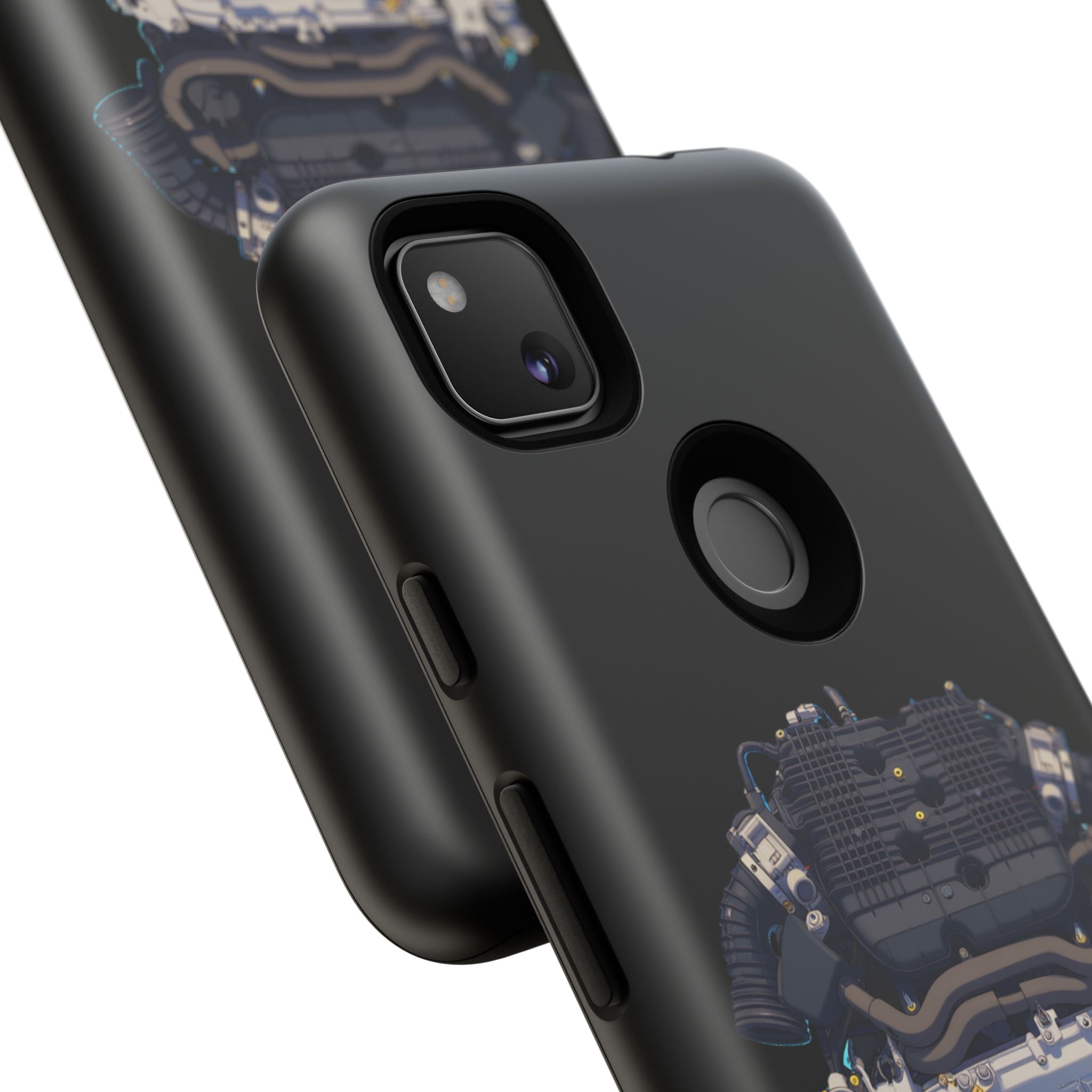 Engine Illustration Tough Phone Case – Automotive Car Lover Gift