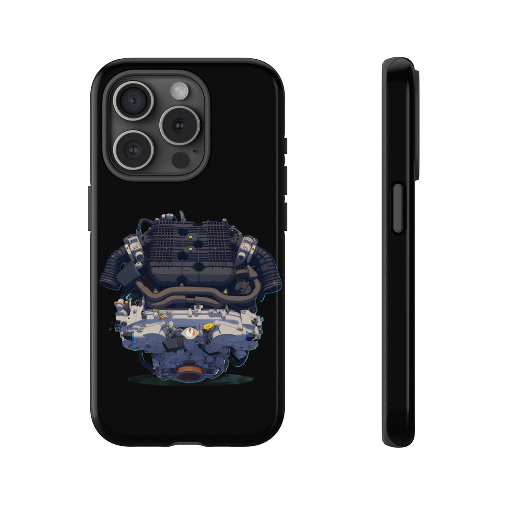 Engine Illustration Tough Phone Case – Automotive Car Lover Gift