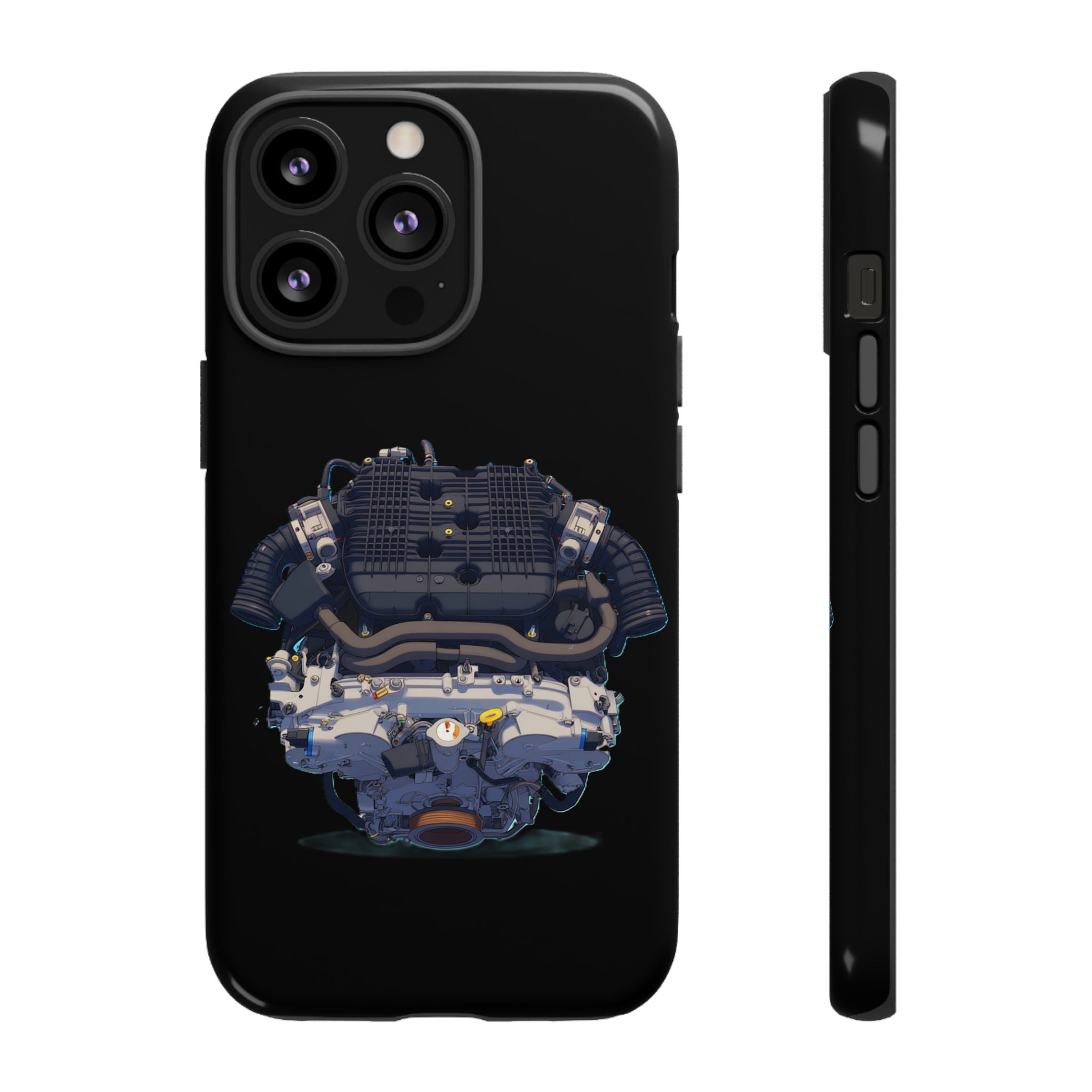 Engine Illustration Tough Phone Case – Automotive Car Lover Gift