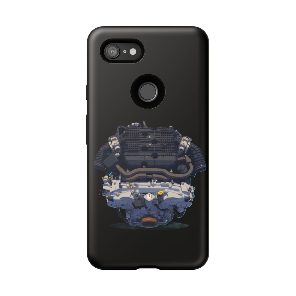 Engine Illustration Tough Phone Case – Automotive Car Lover Gift