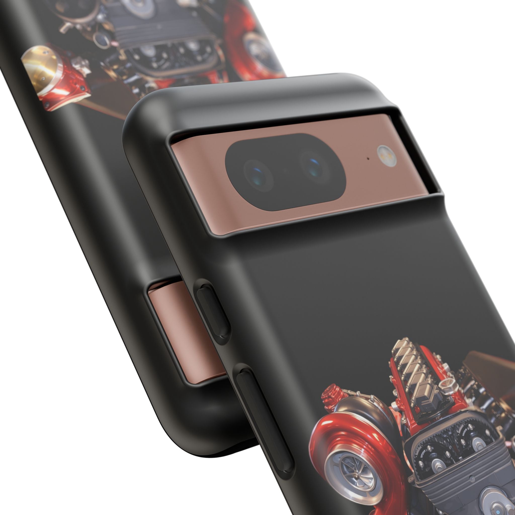 2JZ Phone Case — Black Tough Car Motor Illustration