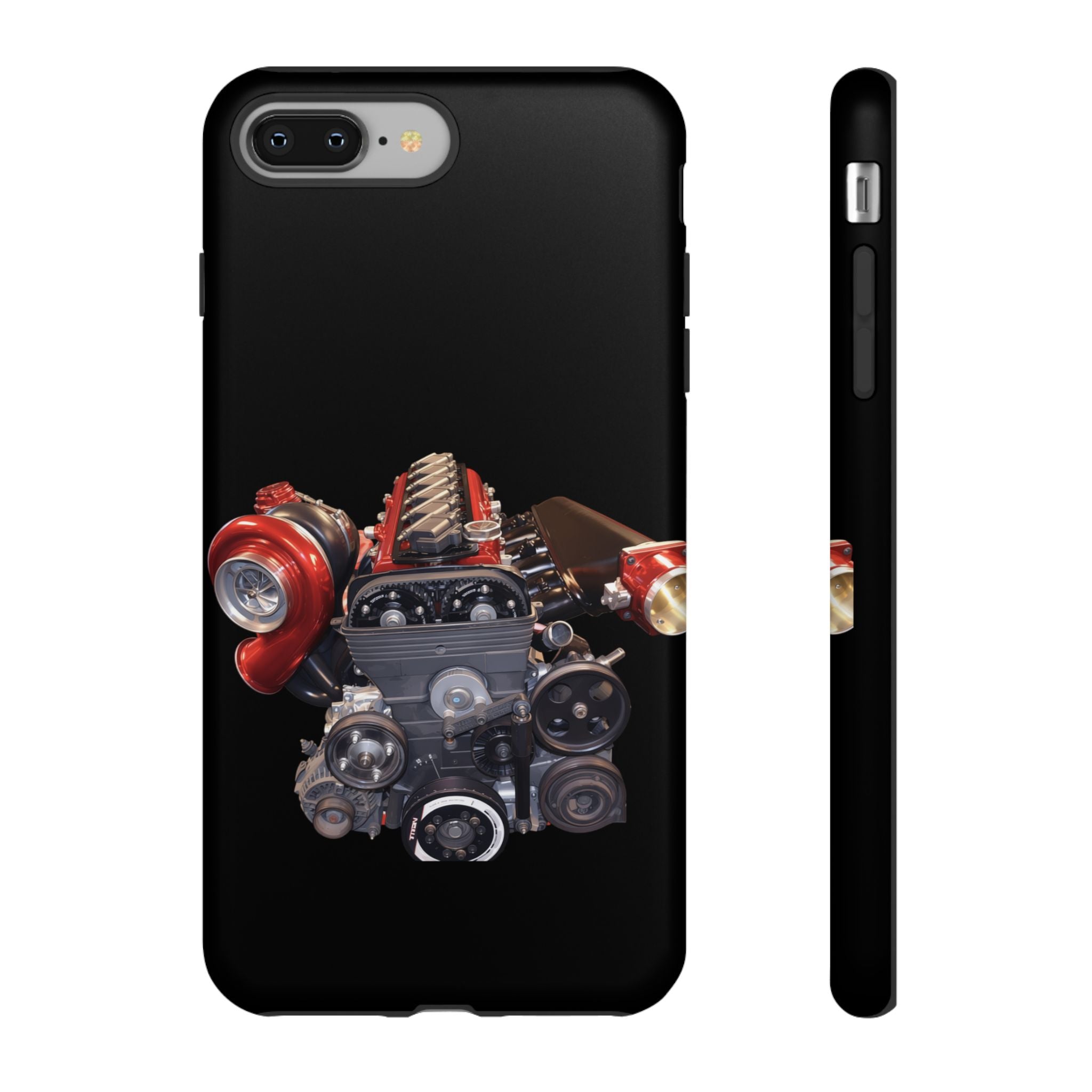 2JZ Phone Case — Black Tough Car Motor Illustration