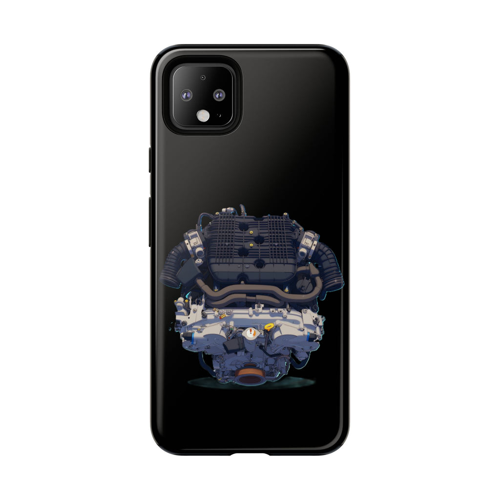 Engine Illustration Tough Phone Case – Automotive Car Lover Gift