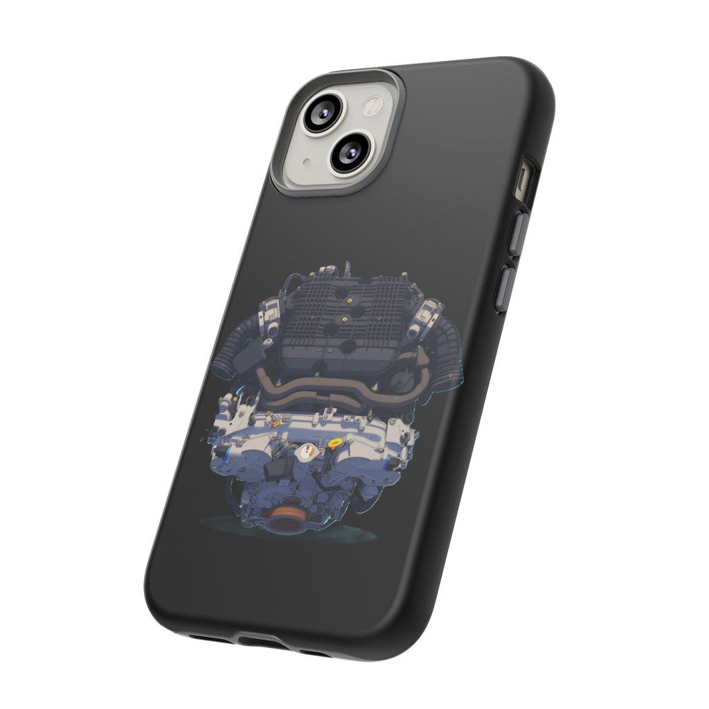 Engine Illustration Tough Phone Case – Automotive Car Lover Gift