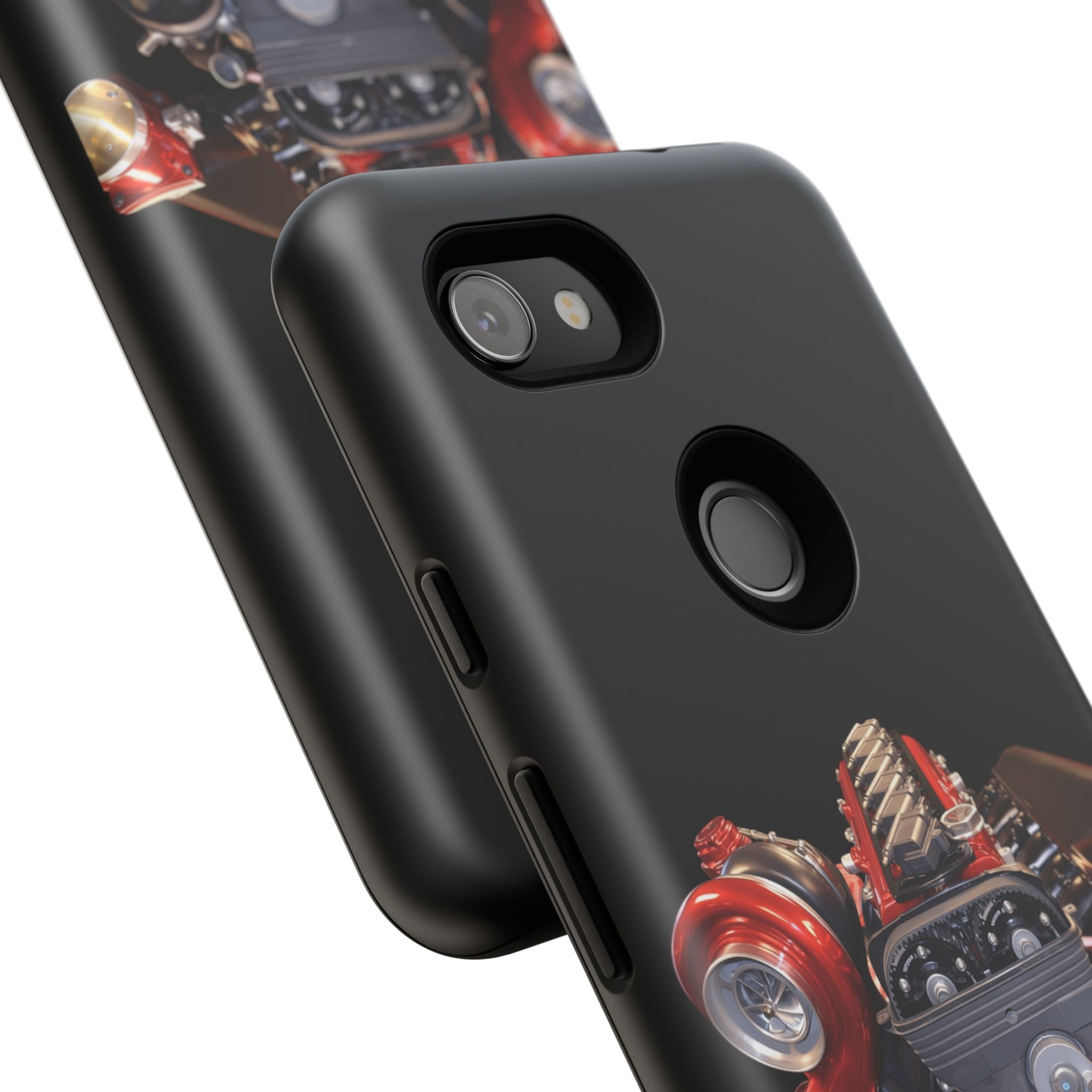 2JZ Phone Case — Black Tough Car Motor Illustration