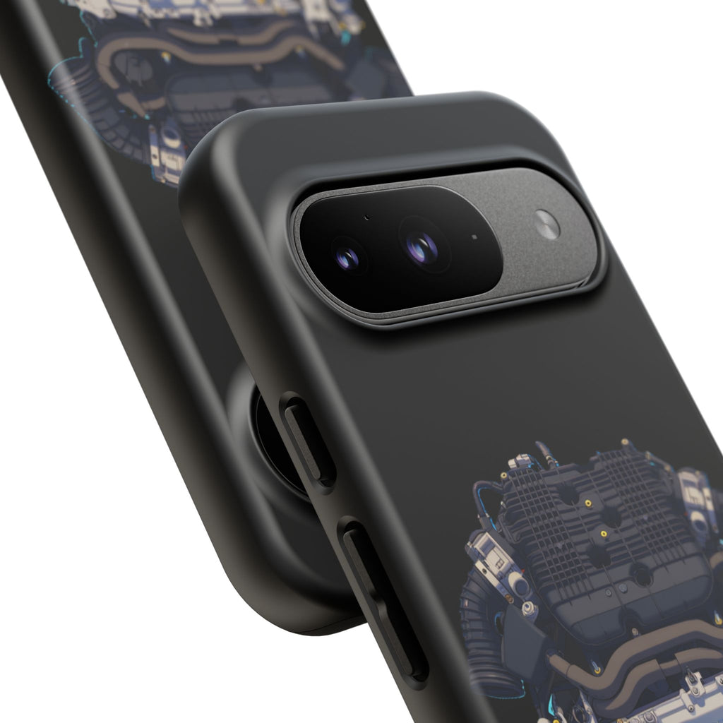 Engine Illustration Tough Phone Case – Automotive Car Lover Gift