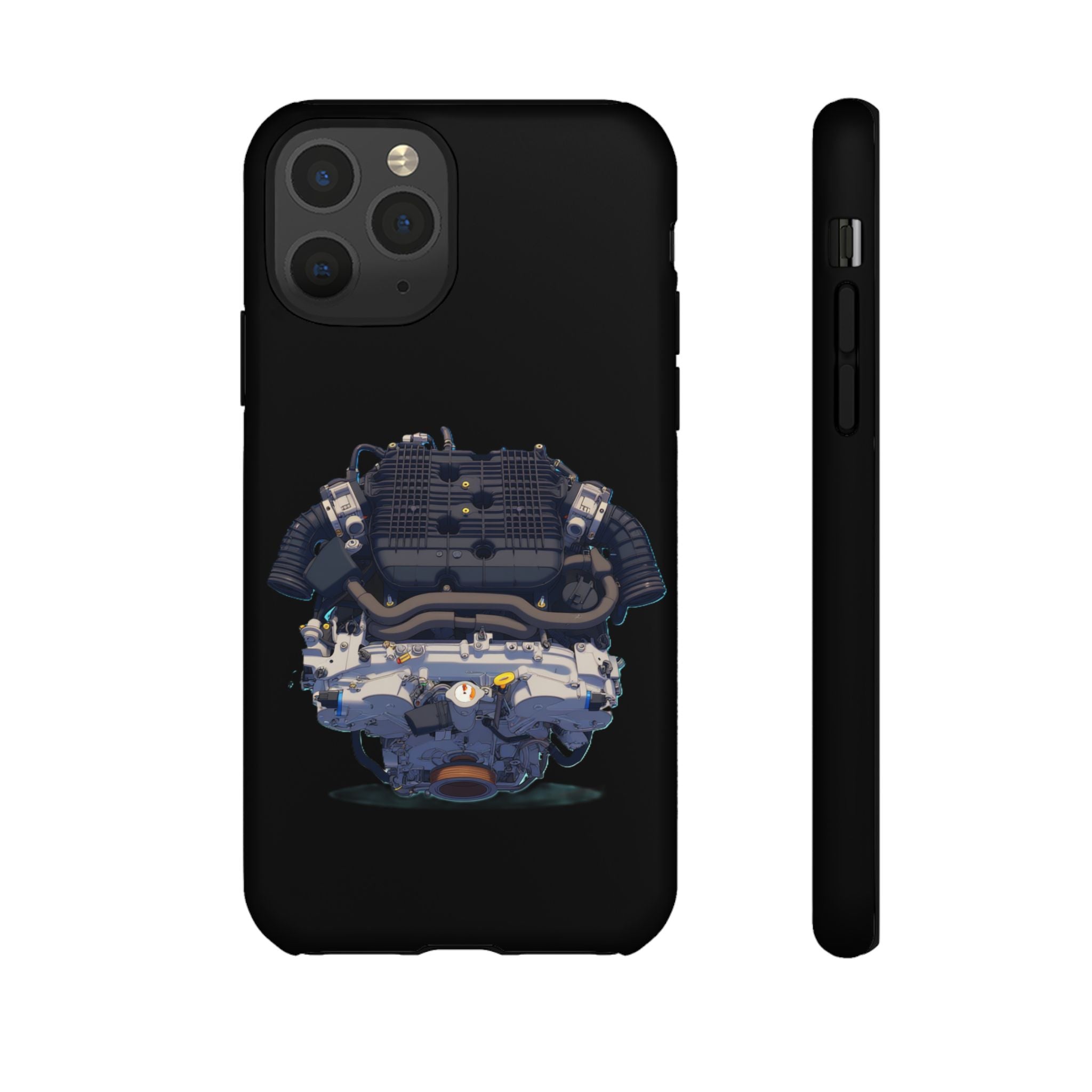 Engine Illustration Tough Phone Case – Automotive Car Lover Gift