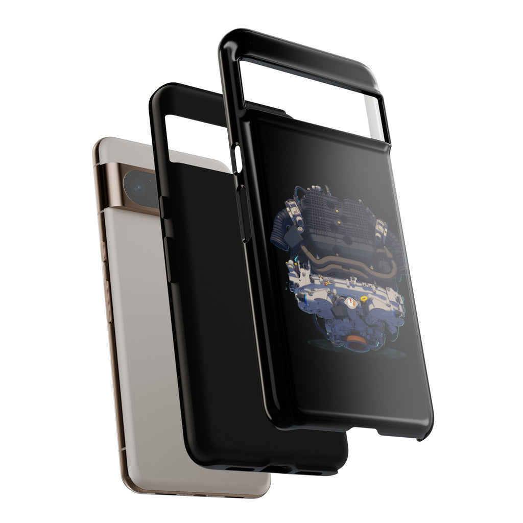 Engine Illustration Tough Phone Case – Automotive Car Lover Gift
