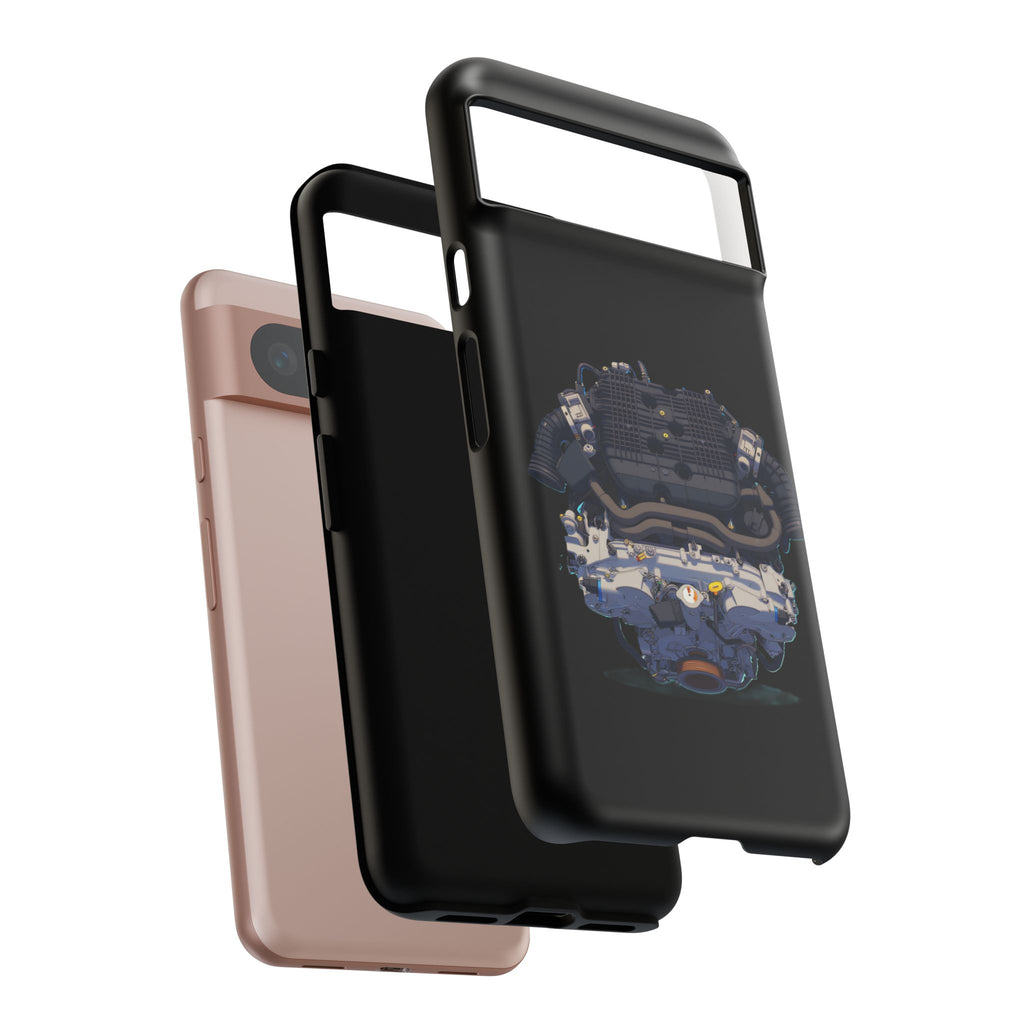 Engine Illustration Tough Phone Case – Automotive Car Lover Gift