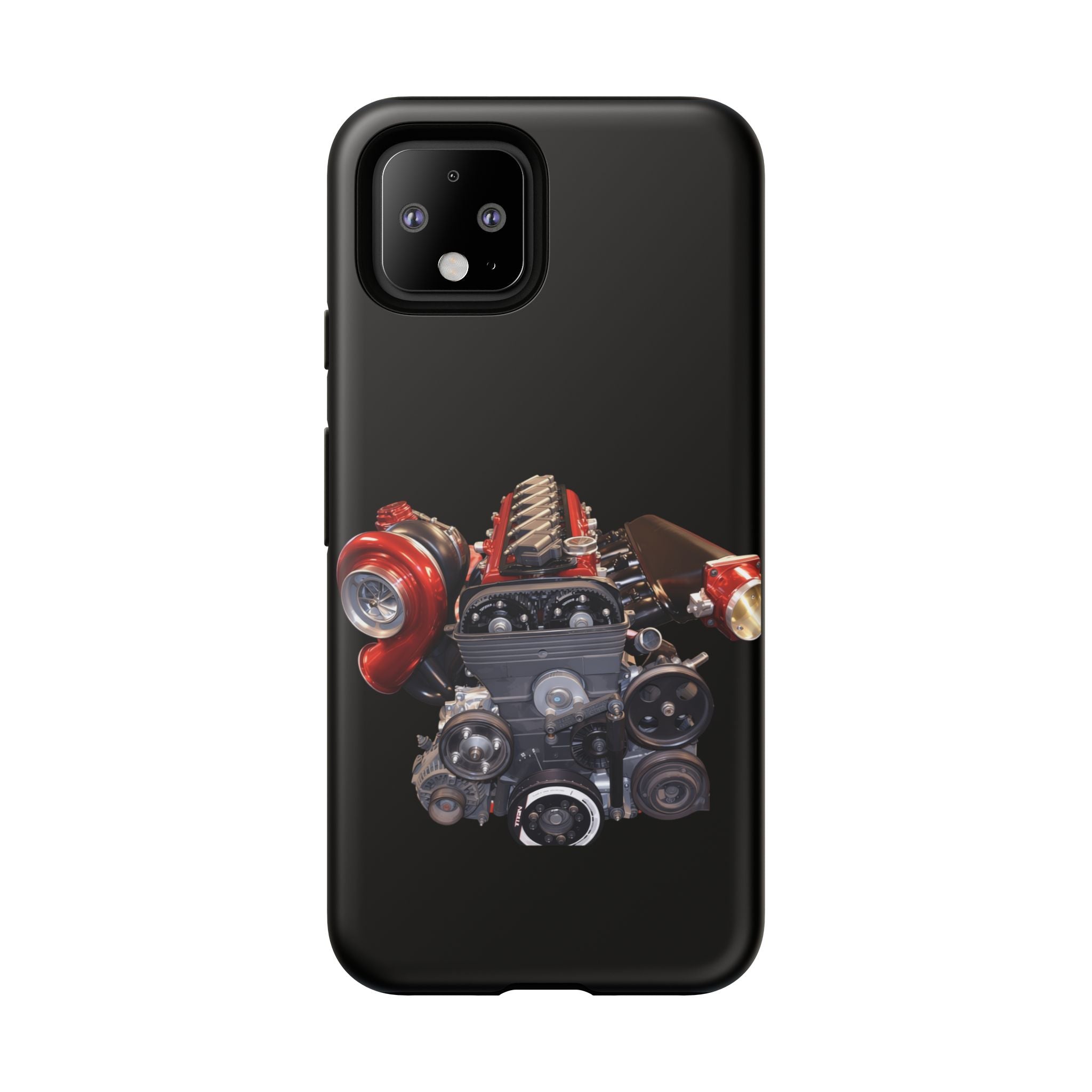 2JZ Phone Case — Black Tough Car Motor Illustration