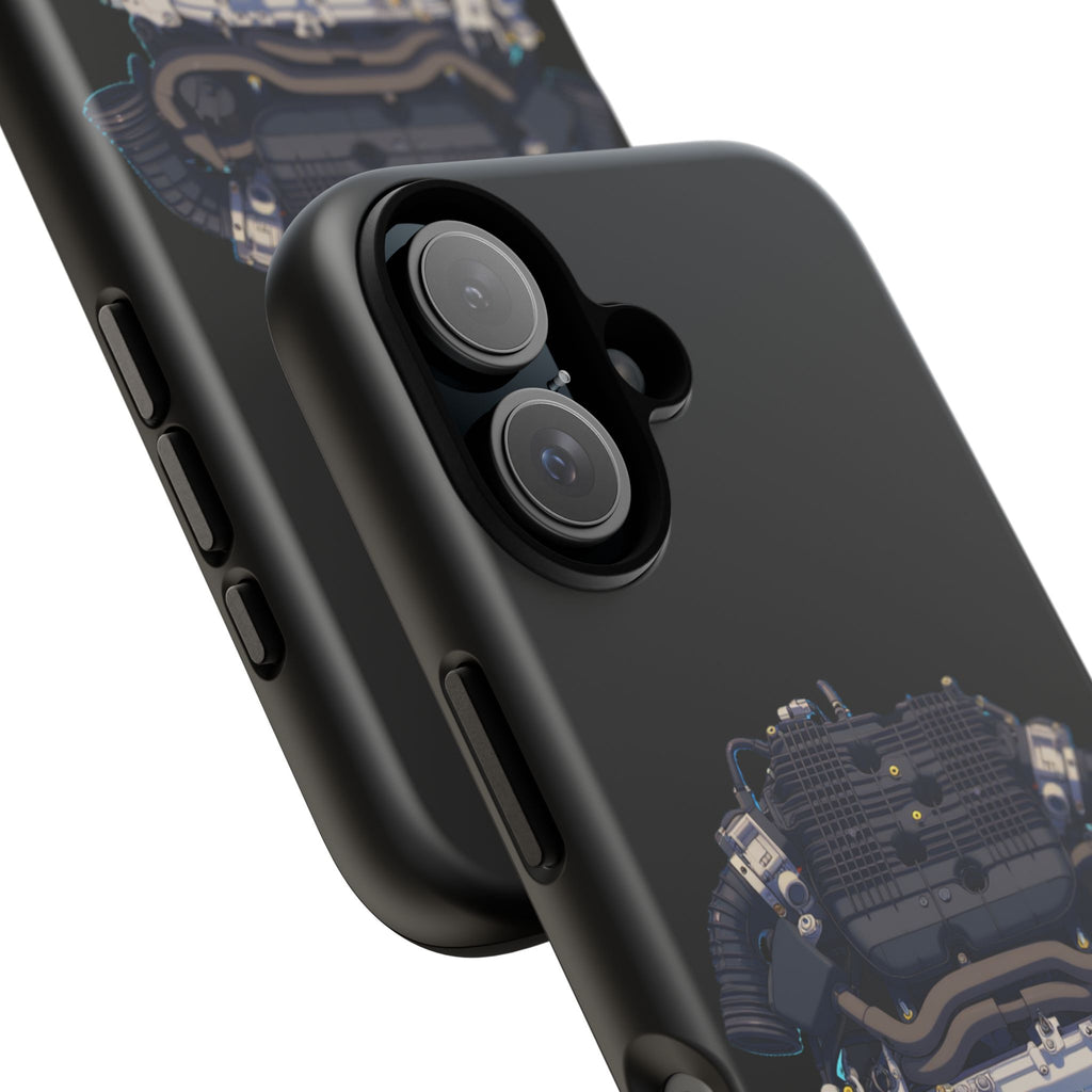 Engine Illustration Tough Phone Case – Automotive Car Lover Gift