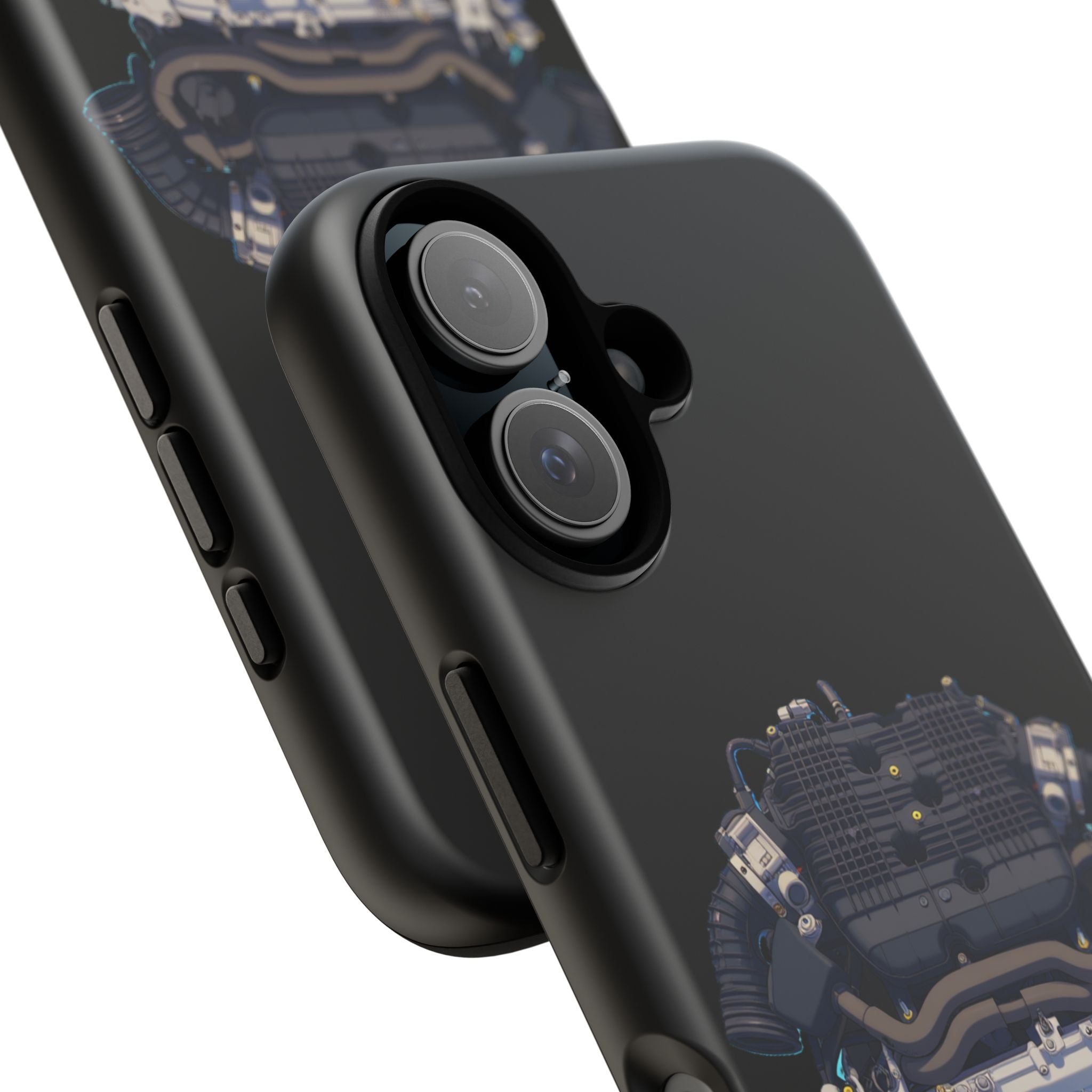 Engine Illustration Tough Phone Case – Automotive Car Lover Gift