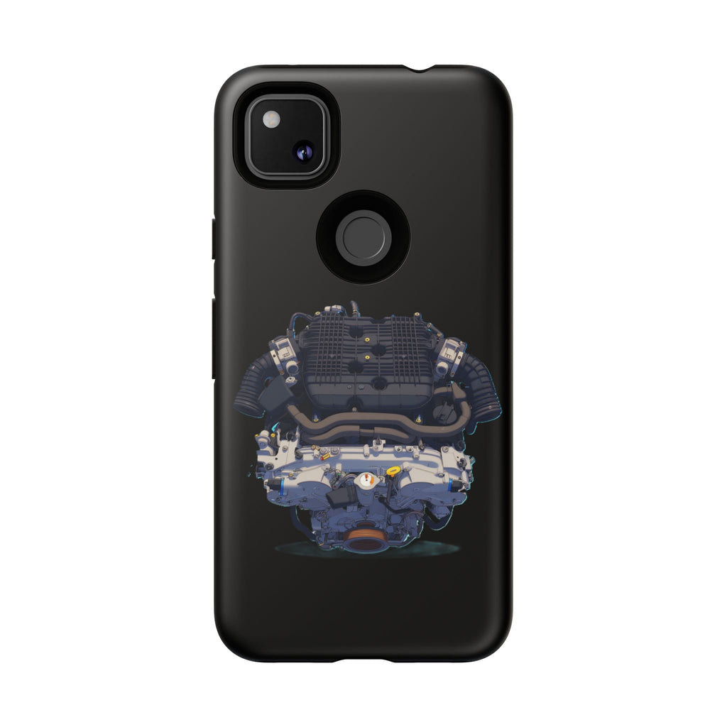 Engine Illustration Tough Phone Case – Automotive Car Lover Gift
