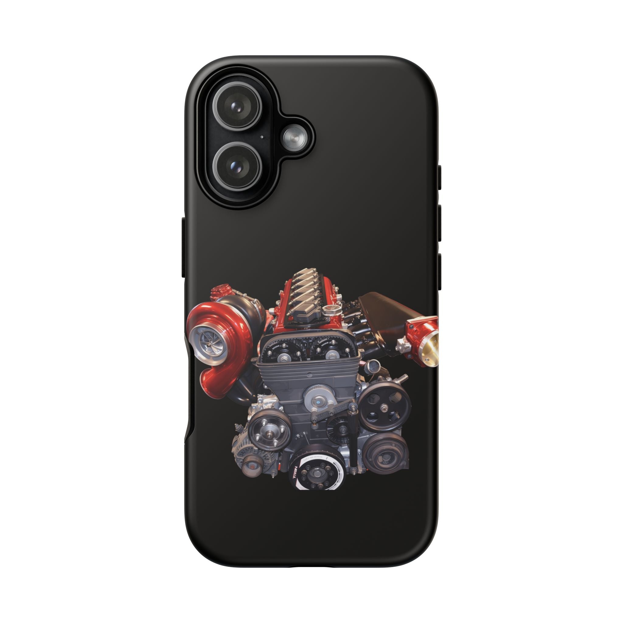 2JZ Phone Case — Black Tough Car Motor Illustration