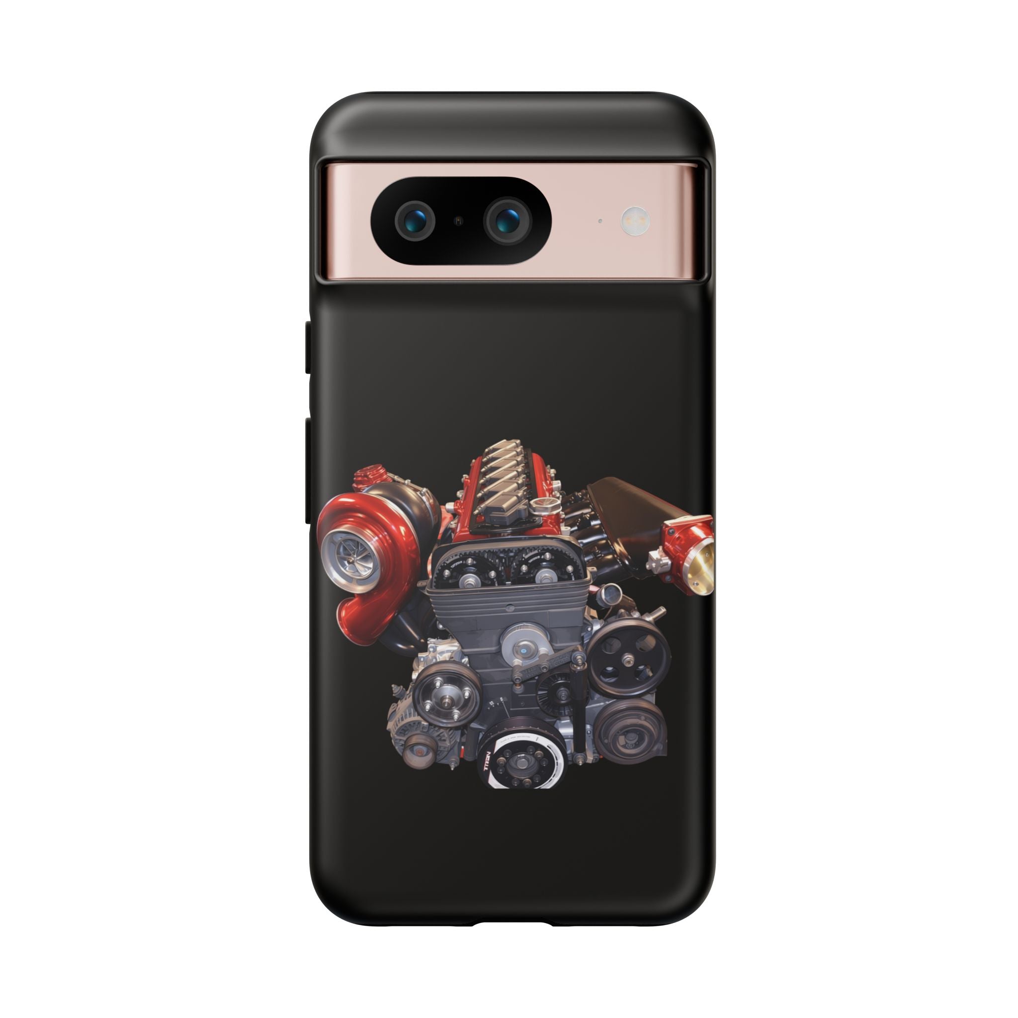 2JZ Phone Case — Black Tough Car Motor Illustration