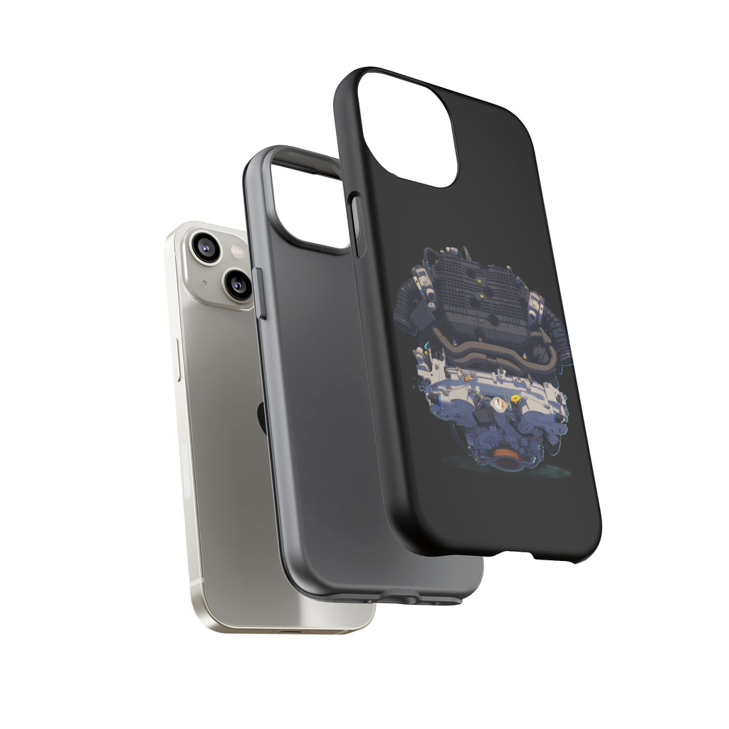 Engine Illustration Tough Phone Case – Automotive Car Lover Gift