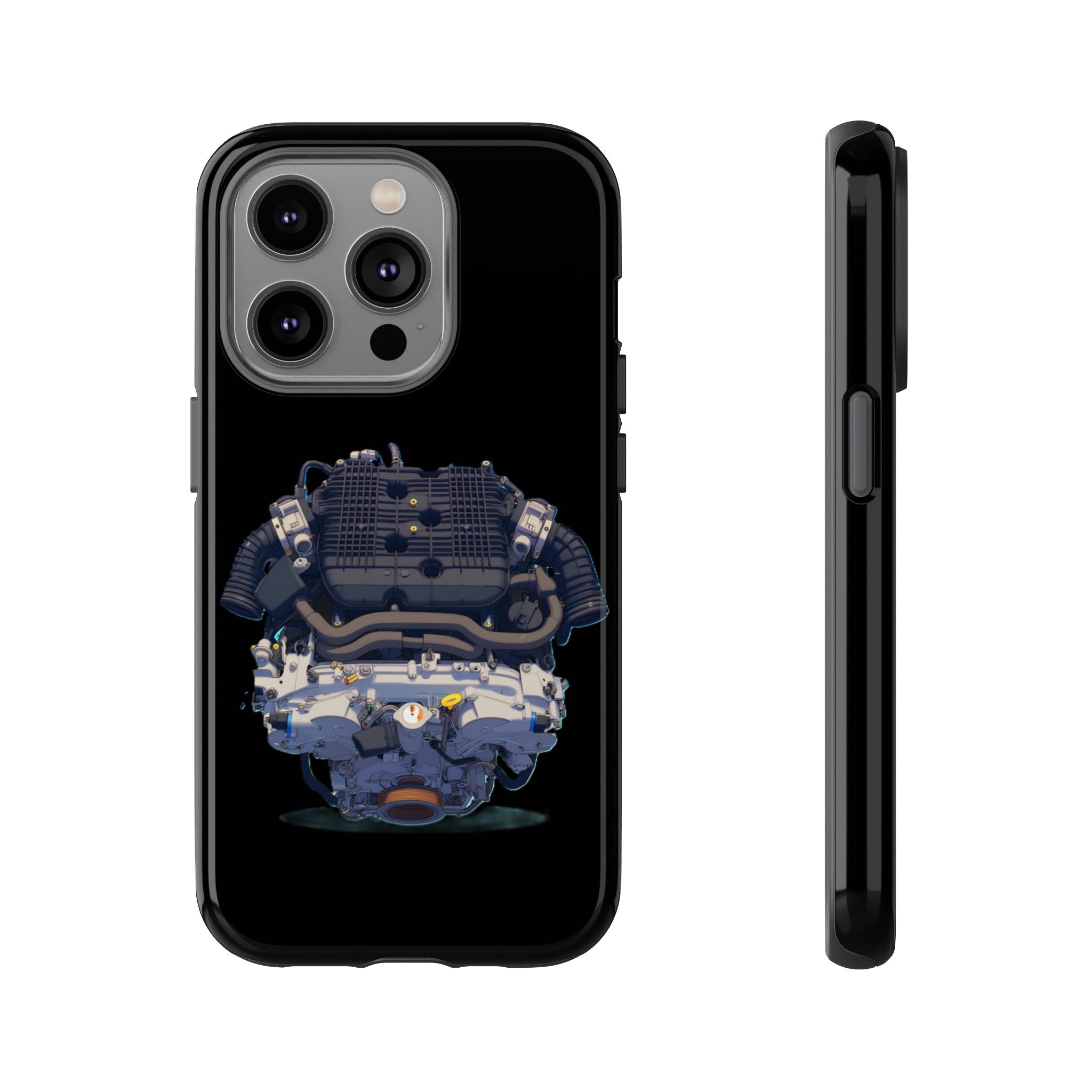 Engine Illustration Tough Phone Case – Automotive Car Lover Gift