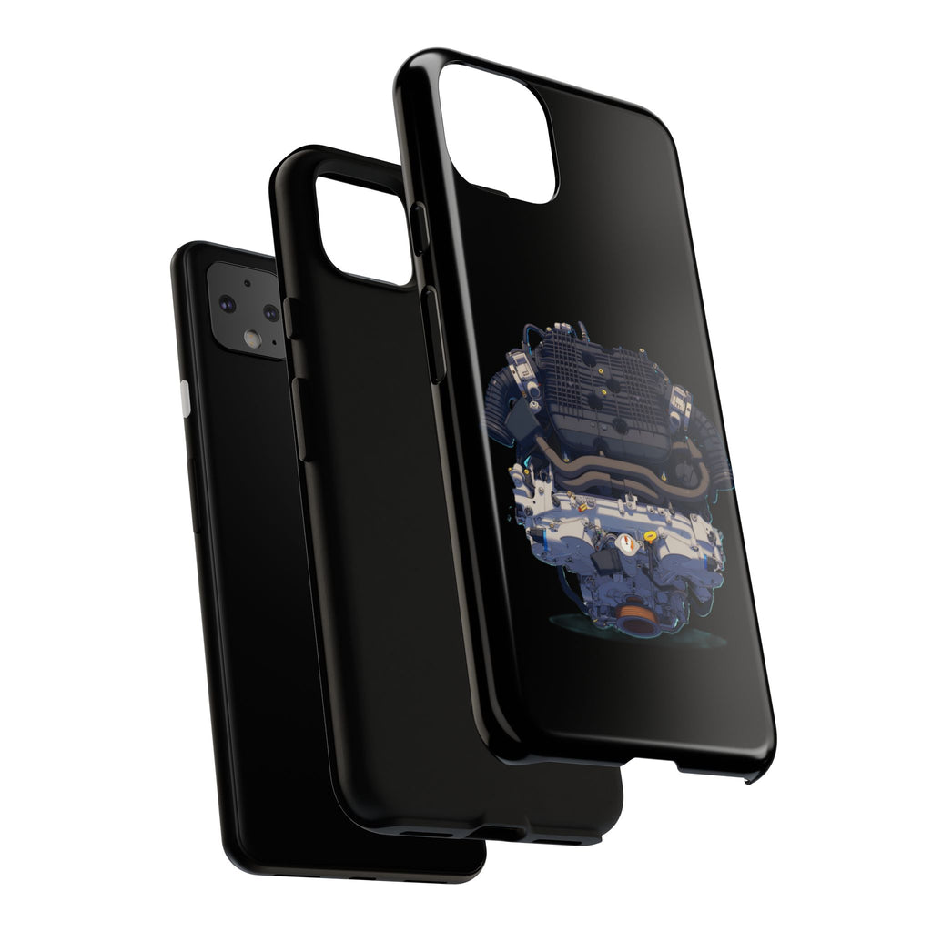 Engine Illustration Tough Phone Case – Automotive Car Lover Gift