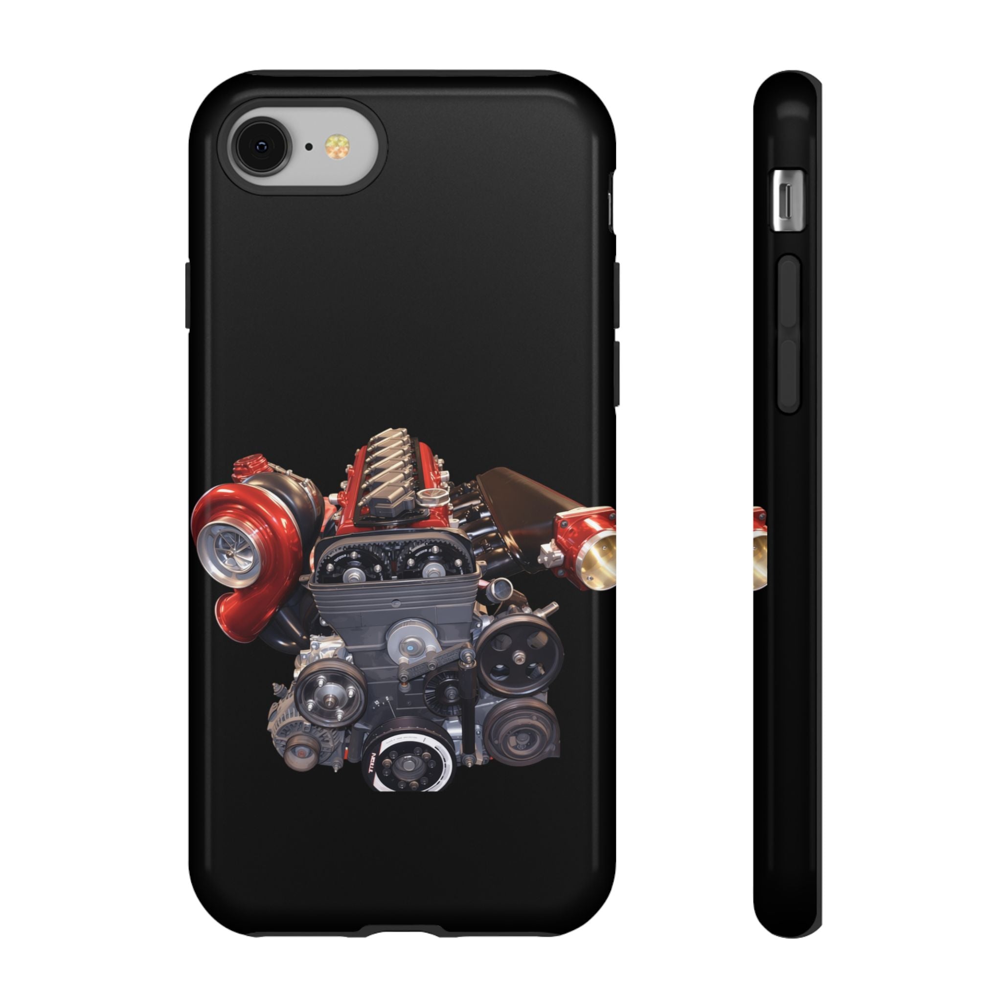 2JZ Phone Case — Black Tough Car Motor Illustration