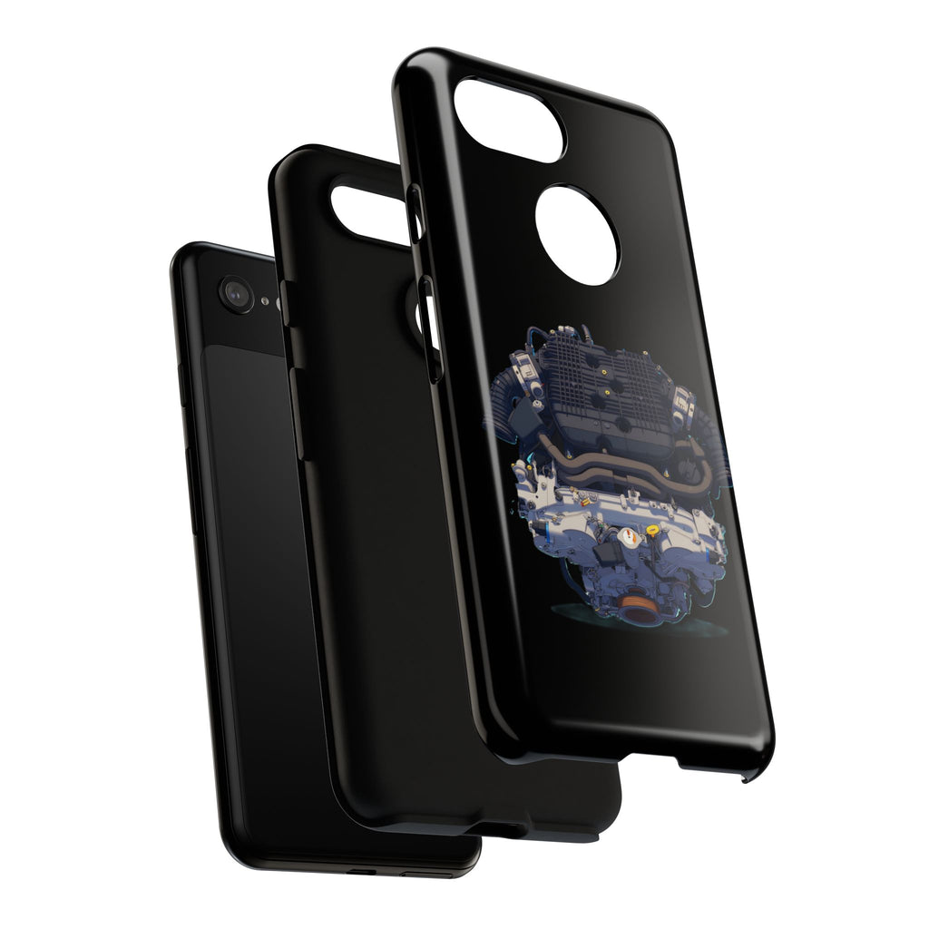 Engine Illustration Tough Phone Case – Automotive Car Lover Gift