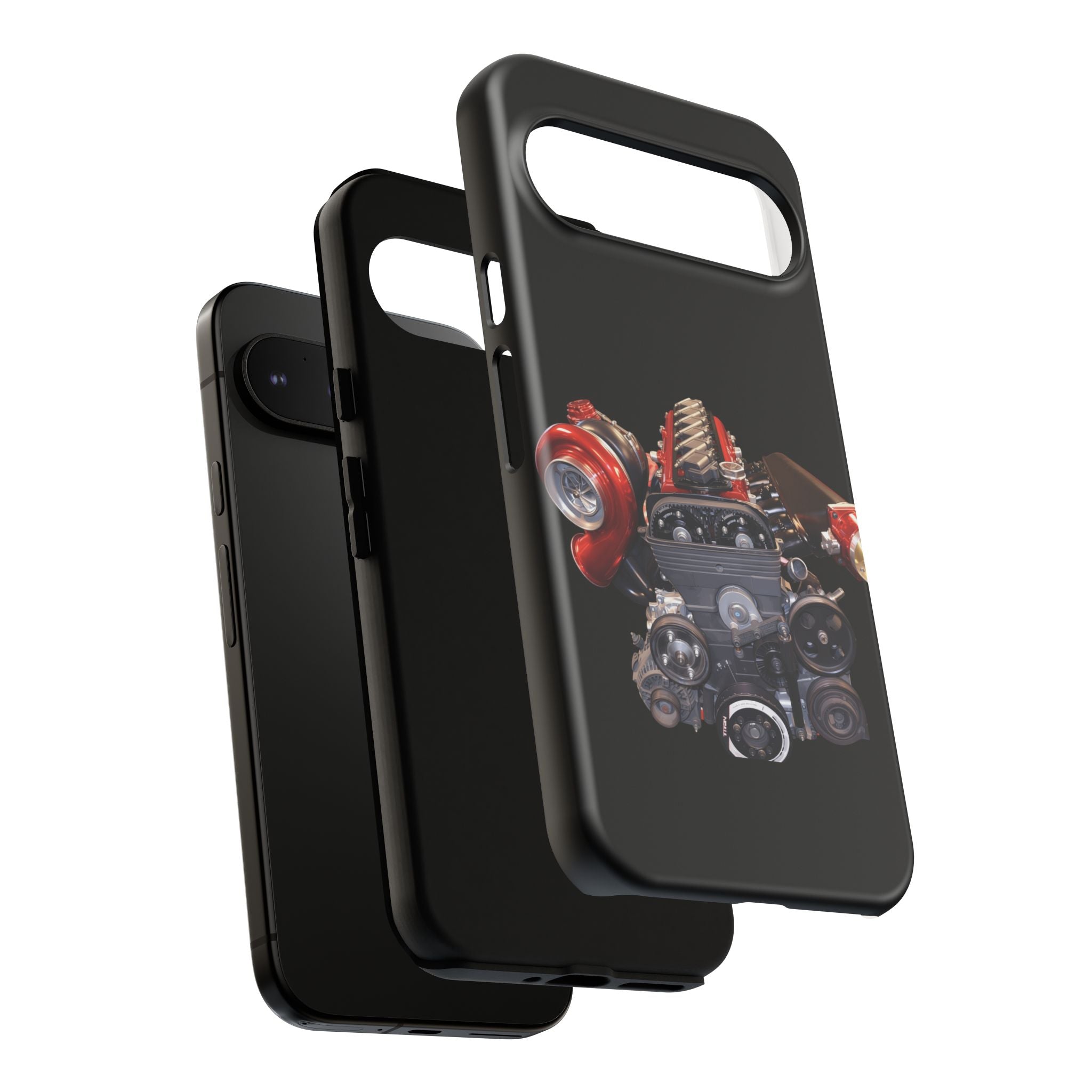 2JZ Phone Case — Black Tough Car Motor Illustration
