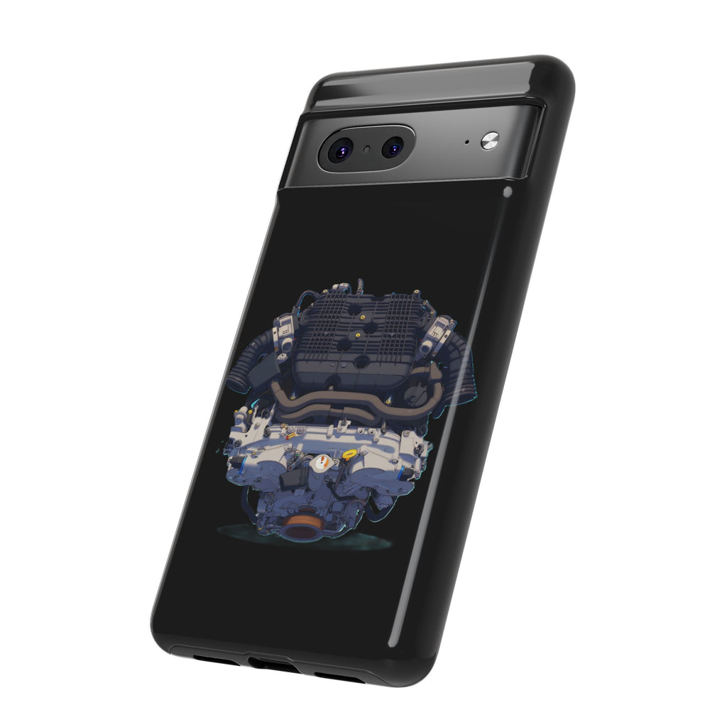 Engine Illustration Tough Phone Case – Automotive Car Lover Gift