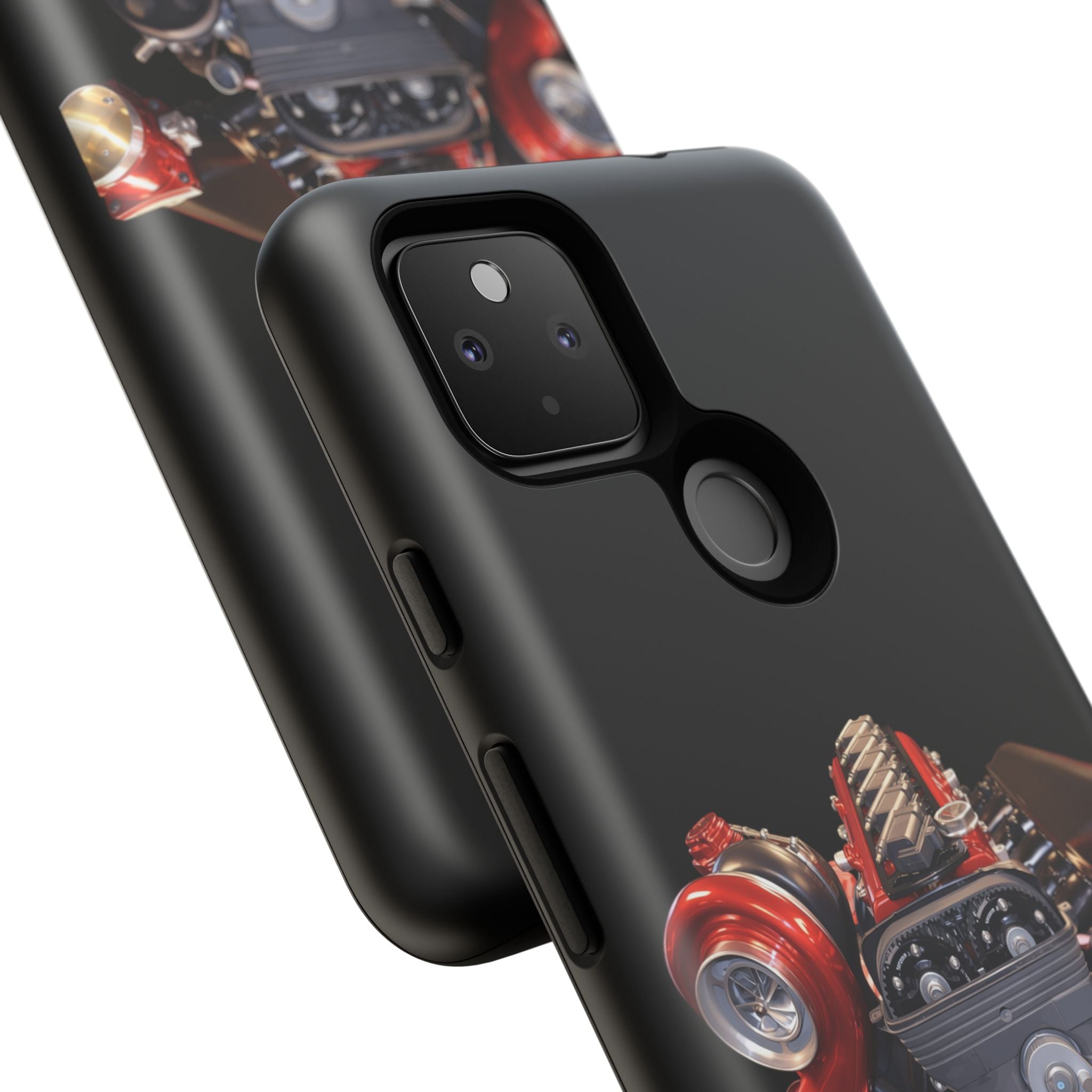 2JZ Phone Case — Black Tough Car Motor Illustration