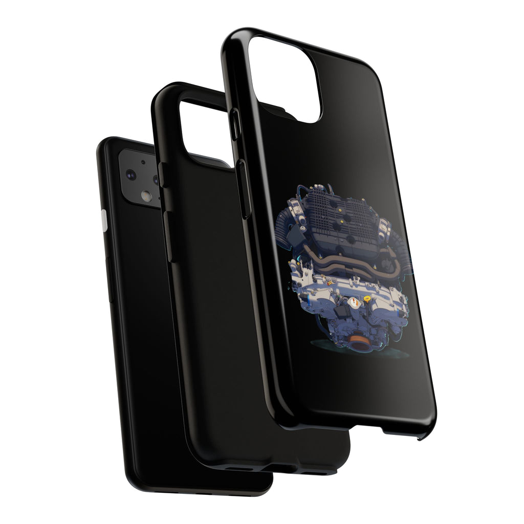 Engine Illustration Tough Phone Case – Automotive Car Lover Gift