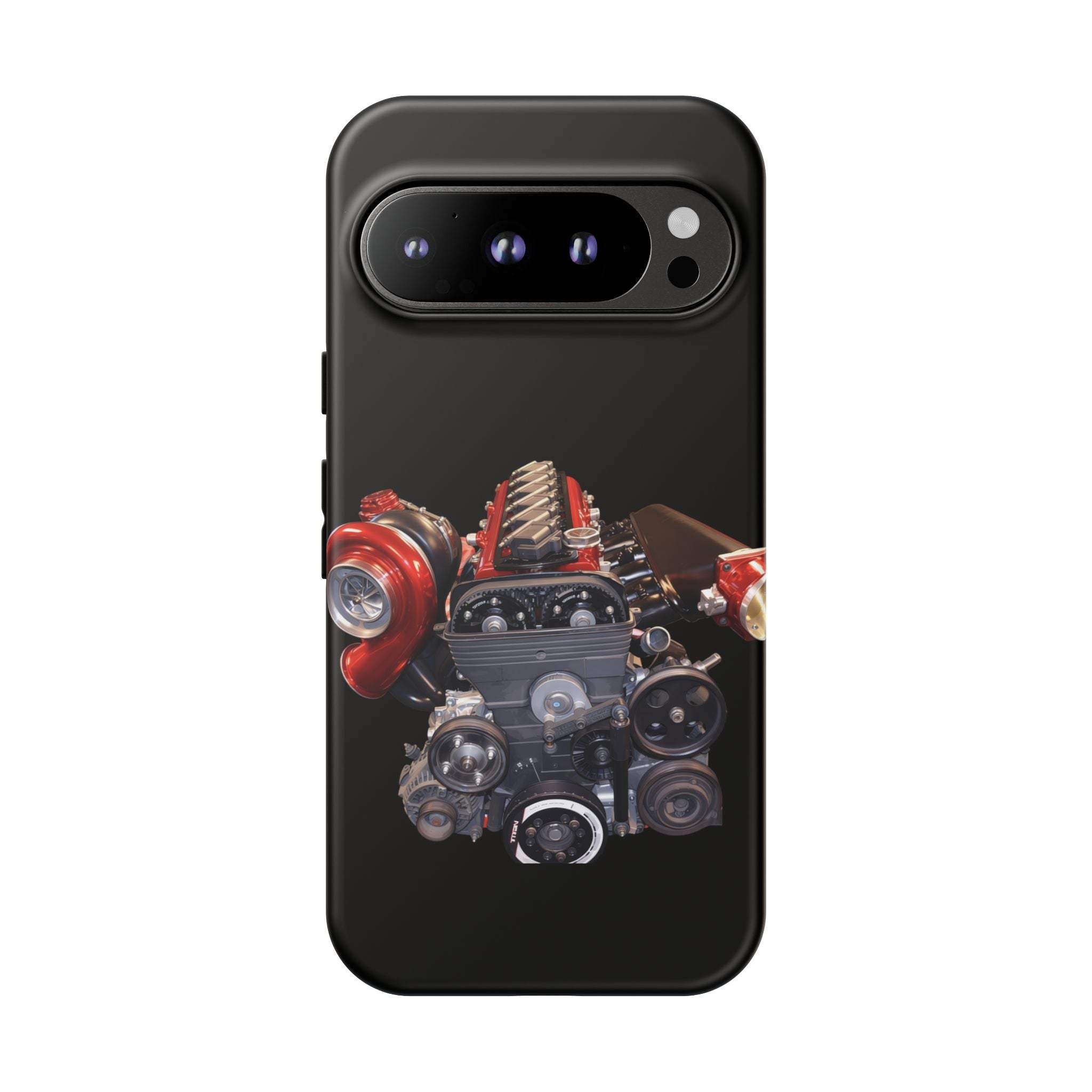 2JZ Phone Case — Black Tough Car Motor Illustration