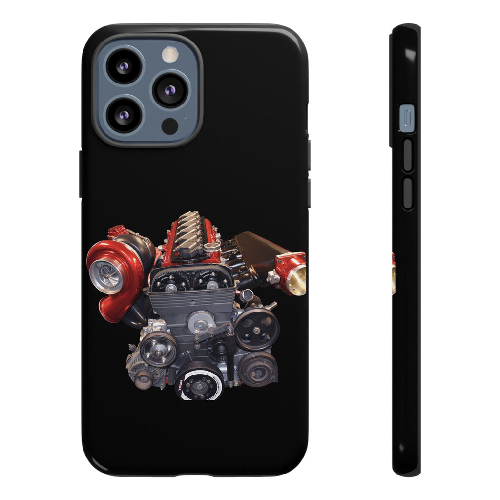 2JZ Phone Case — Black Tough Car Motor Illustration