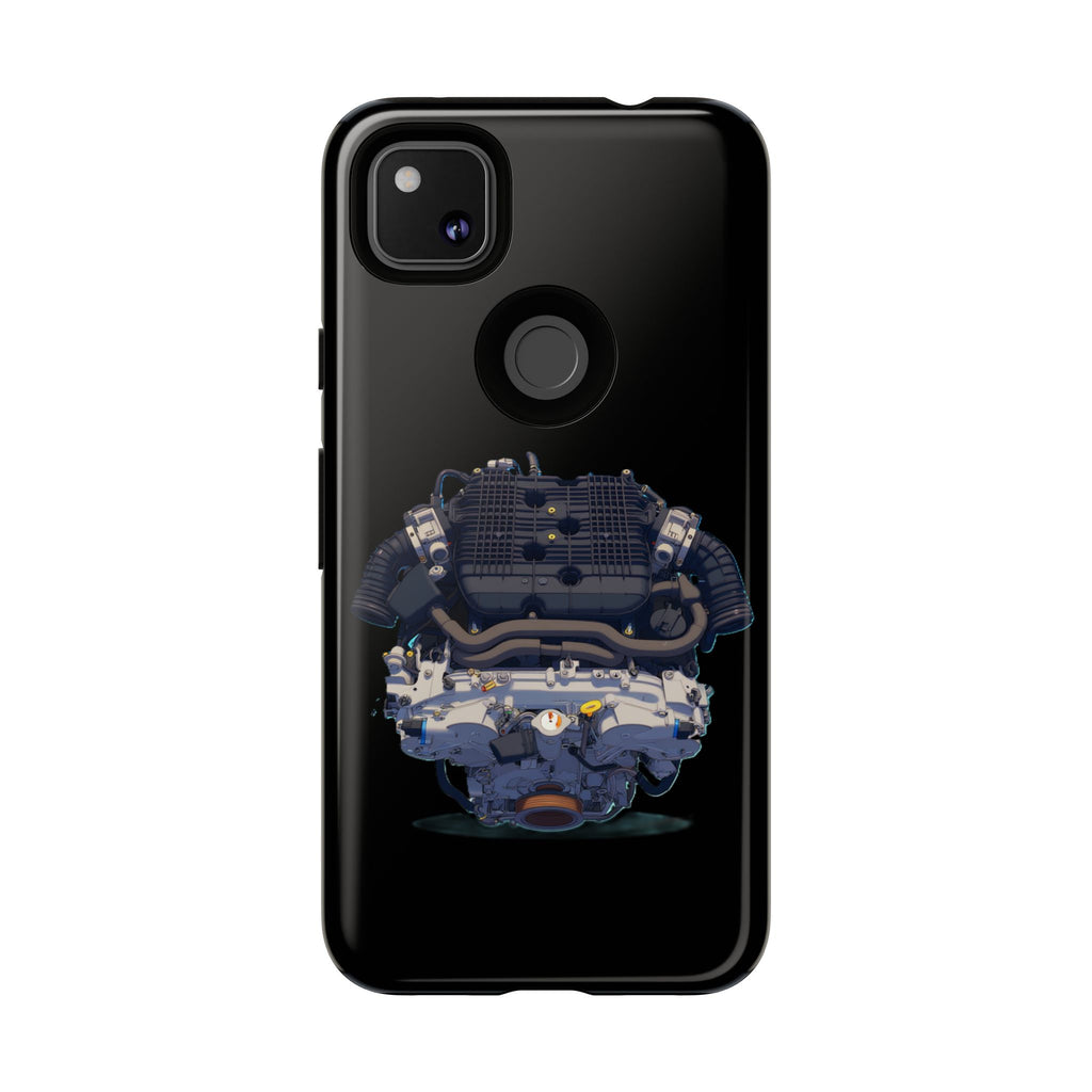 Engine Illustration Tough Phone Case – Automotive Car Lover Gift