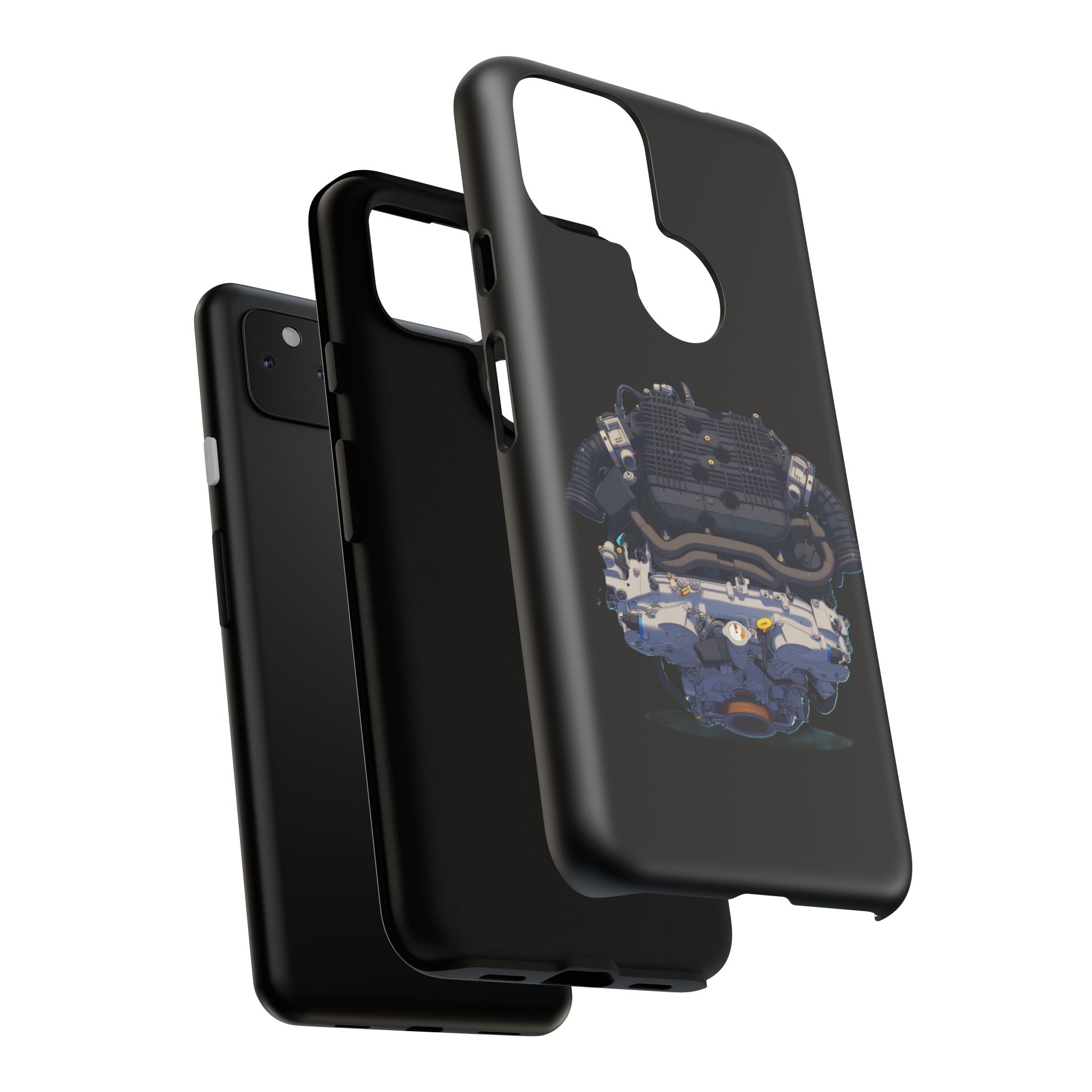Engine Illustration Tough Phone Case – Automotive Car Lover Gift